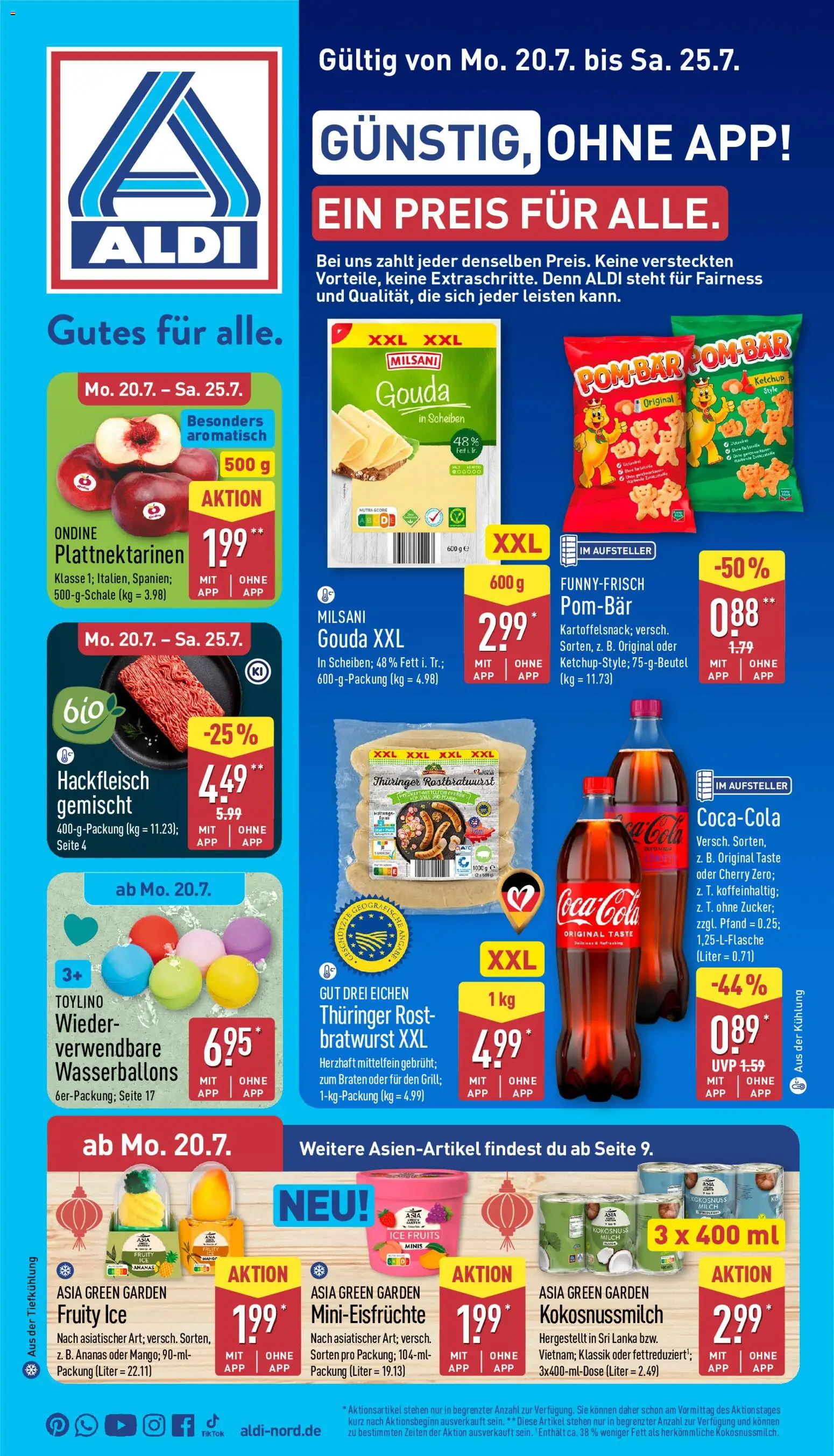 Aldi Prospekt – gültig ab 20.07.2026 | Seite: 1