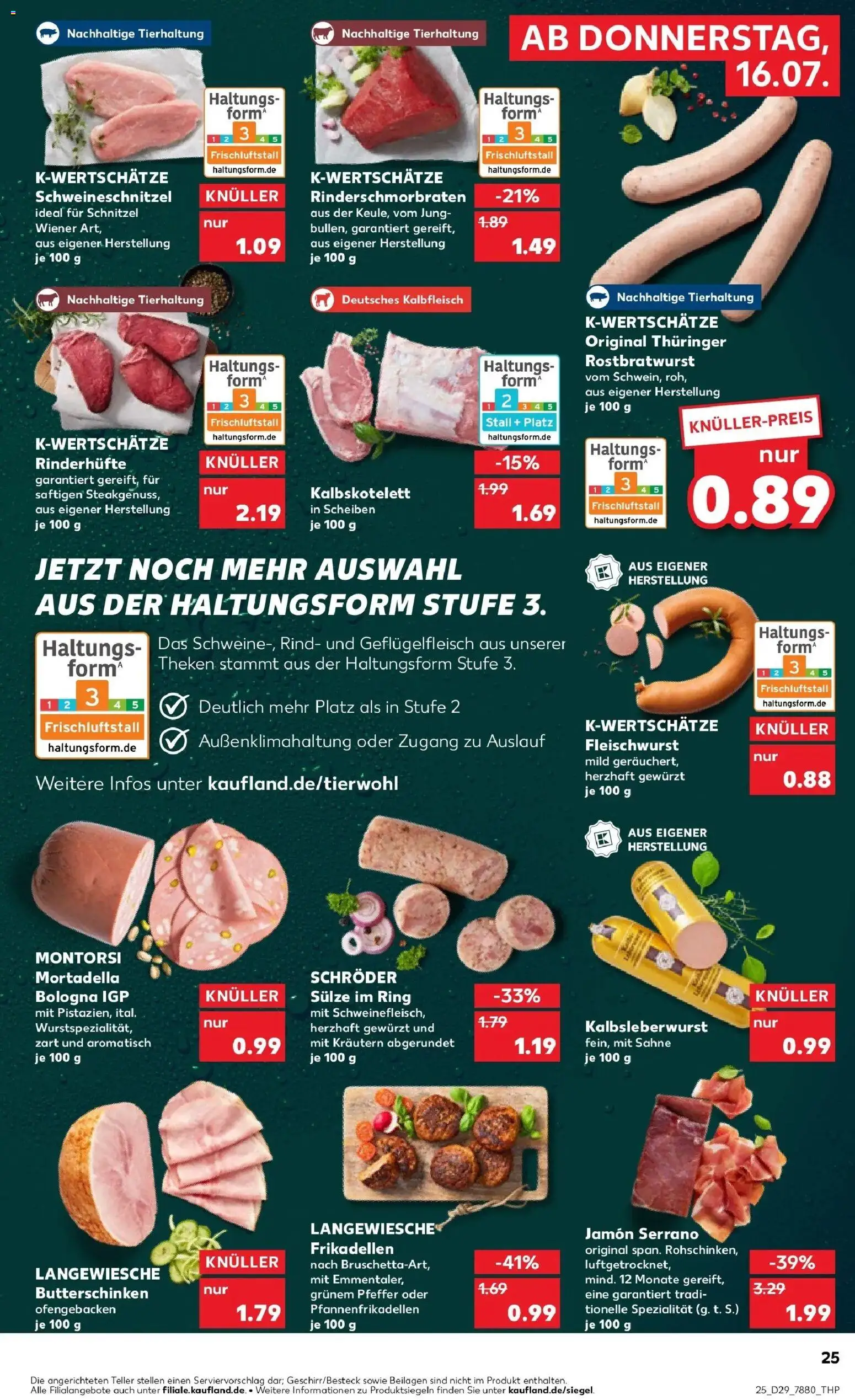 Kaufland Prospekt Hamburg – gültig ab 13.07.2026 | Seite: 34 | Produkte: Schnitzel, Pfeffer, Sahne