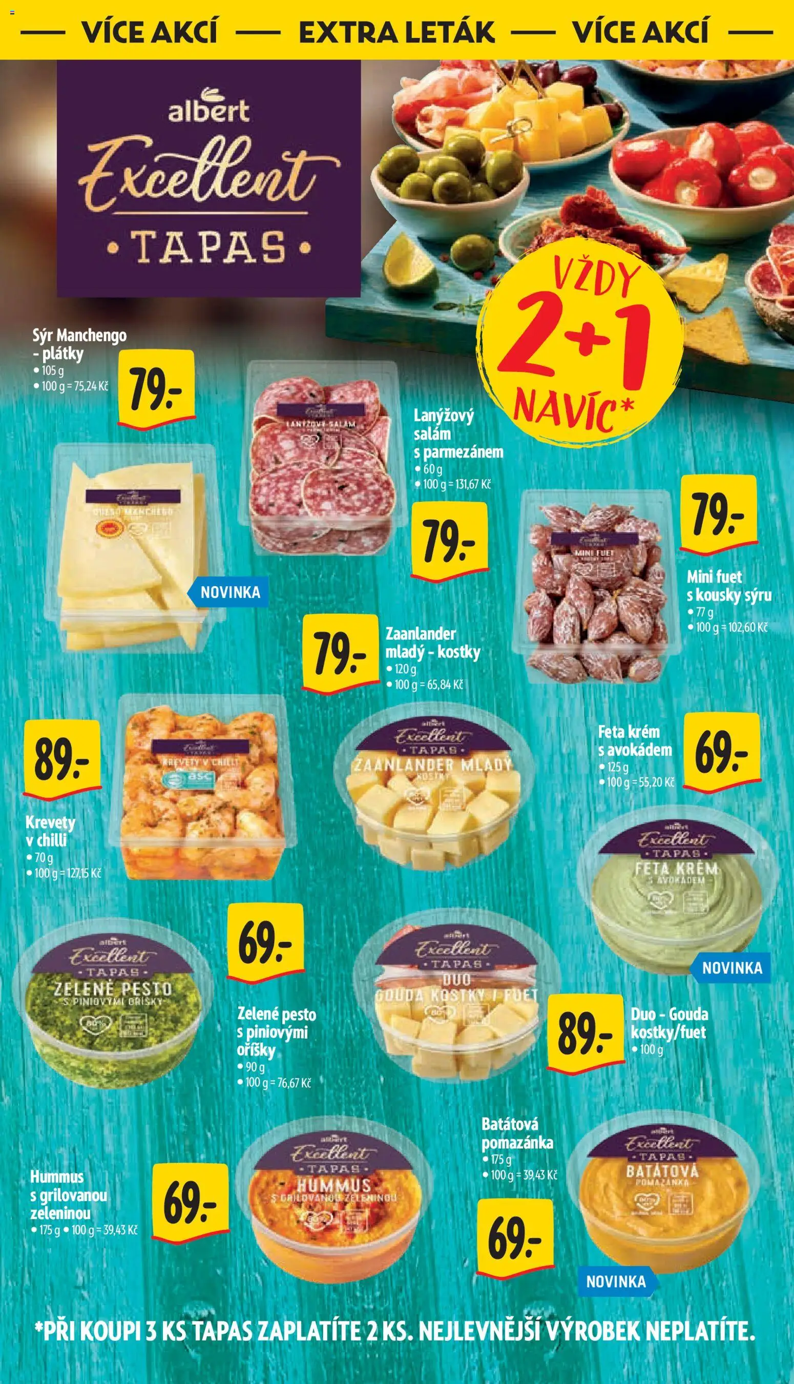 Albert leták - Supermarket Frenštát pod Radhoštěm od 07.10.2026 | Strana: 44 | Produkty: Krém, Chilli, Pomazánka, Fuet