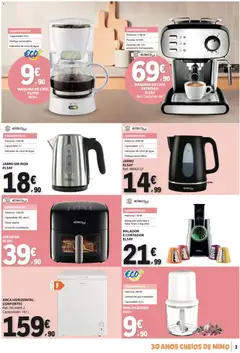 Pré-visualização E.Leclerc - Folheto Não Alimentar válido de 30/07/2026 | Página: 3 | Produtos: Cortador, Máquina de café, Janela, Café
