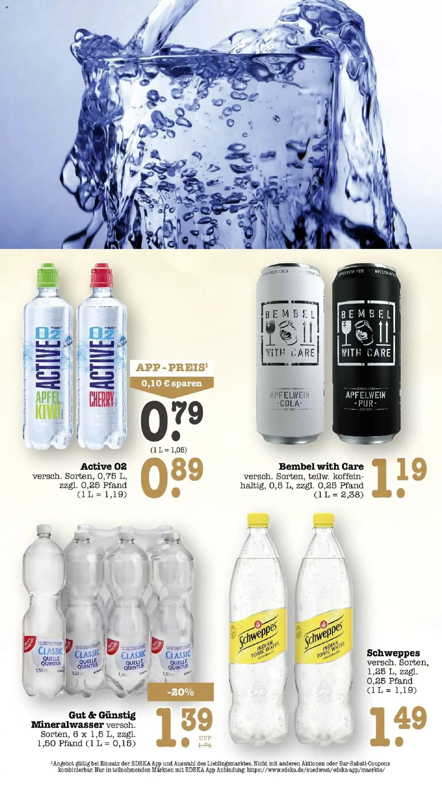 Edeka Prospekt Offenbach (ab 05.10.2026) » Angebote Online | Seite: 52 | Produkte: Cola, Äpfel, Schweppes, Mineralwasser