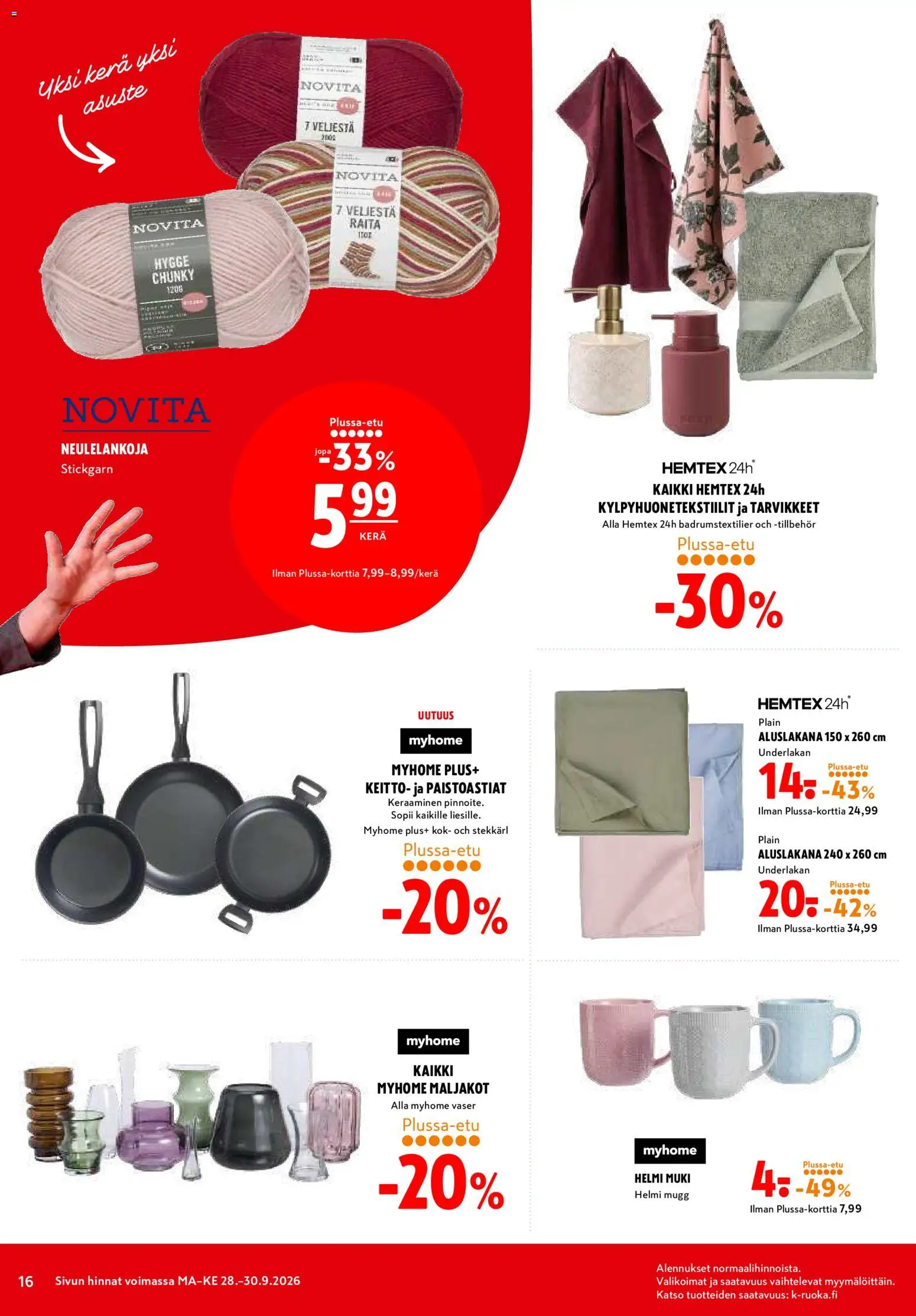 K-Citymarket tarjoukset – voimassa 28/09/2026 alkaen | Sivu: 16