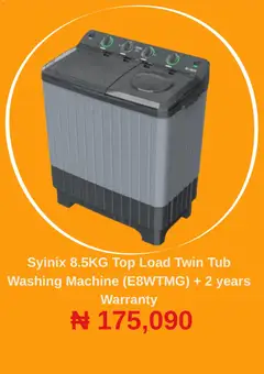 Offer preview "Jumia Catalogue" | Page: 2 | Products: Washing machine