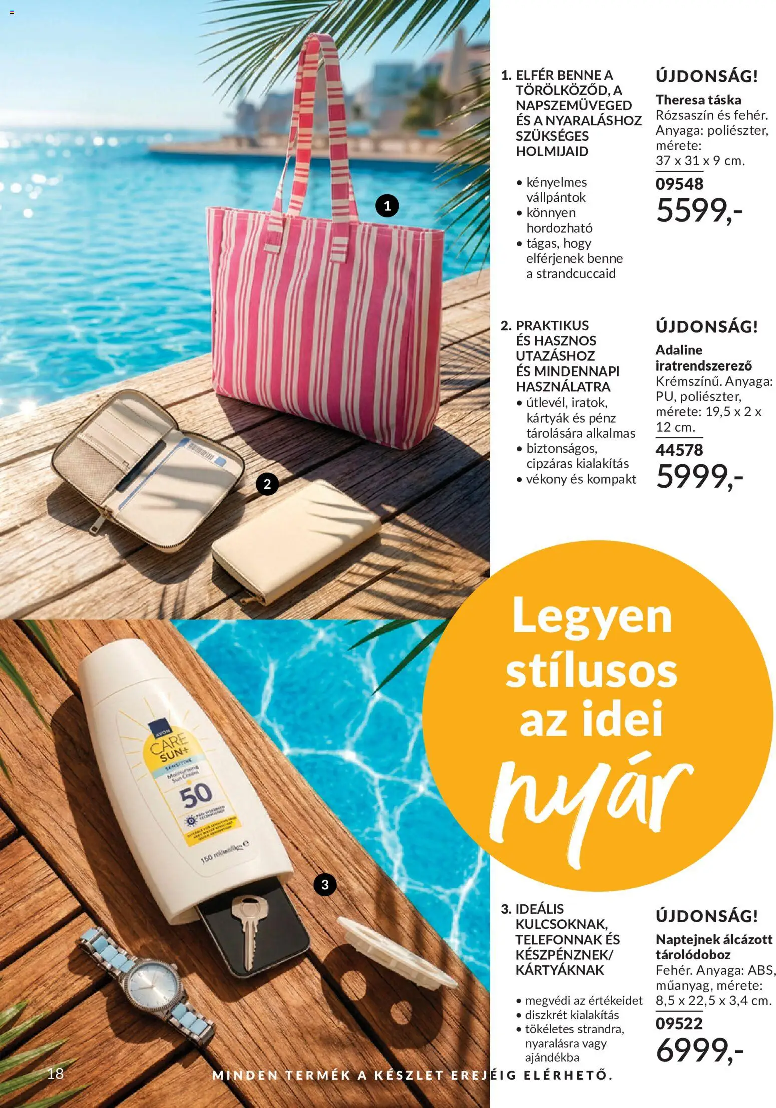 Avon akciós ujság - amely érvényes a következő dátumtól: 01.06.2026 | Oldal: 20 | Termékek: Táska, Tárolódoboz