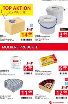 Transgourmet Flugblatt ab 13.07.2026 gültig | Seite: 17 | Produkte: Milch, Käse, Creme
