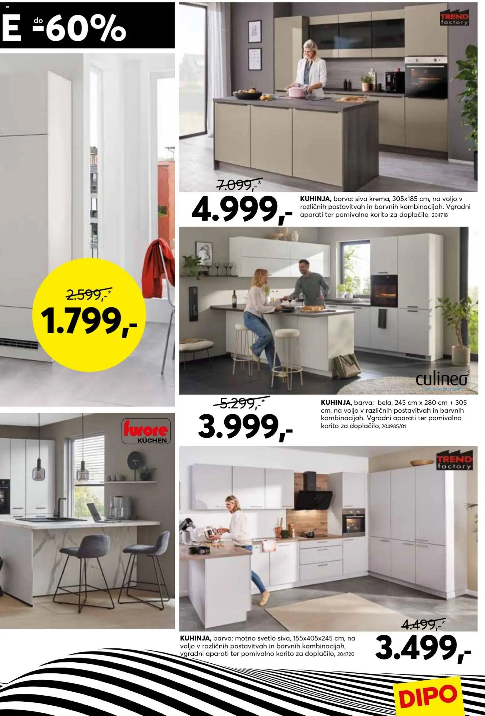 Novi Dipo katalog ponudbe – veljaven od 23.09.2026 | Stran: 9 | Izdelki: Pomivalno korito, Barva