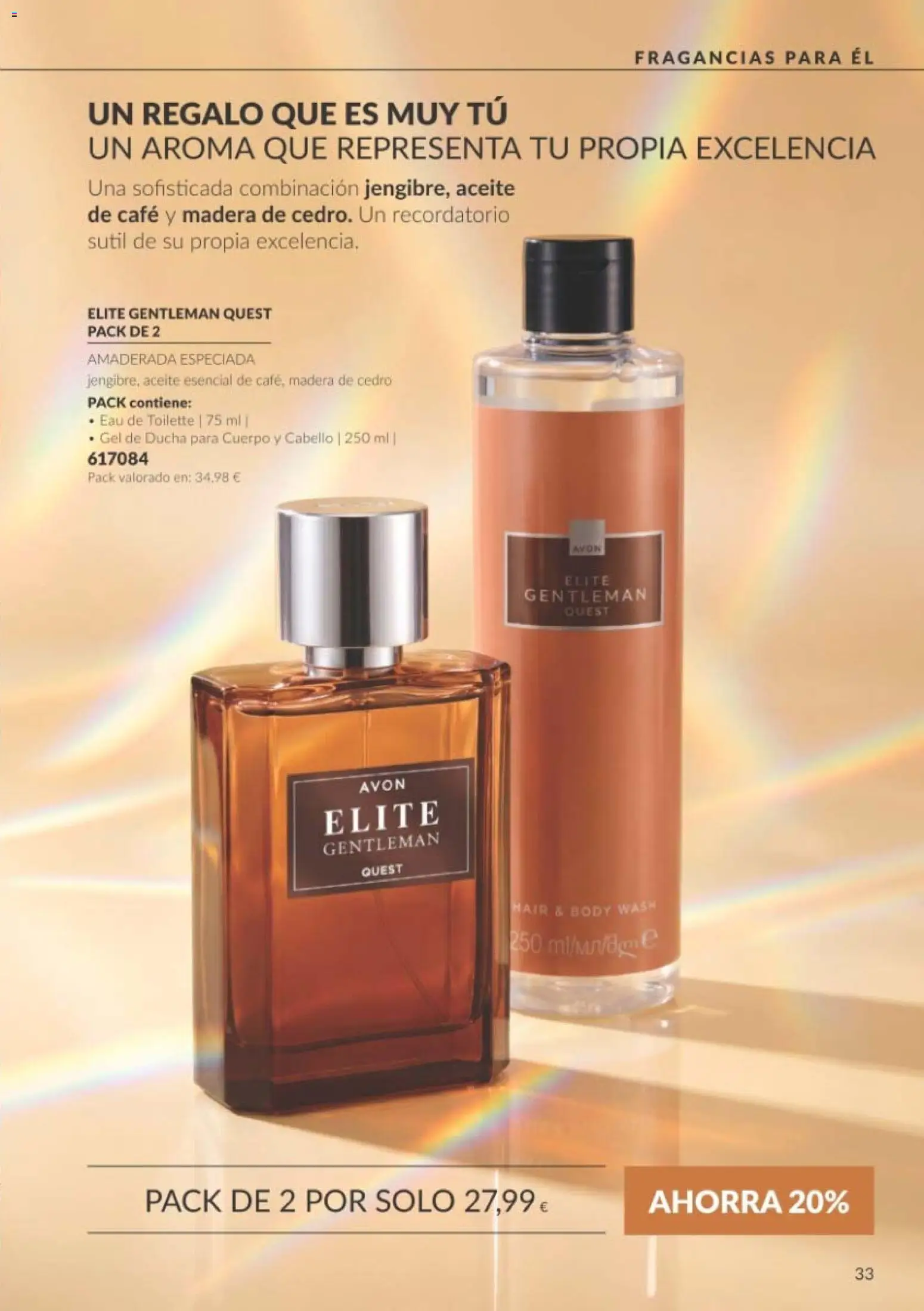 Catálogo AVON Black Friday │ válido desde el 01/11/2026 | Página: 33 | Productos: Eau de toilette, Gel de ducha, Body, Ducha