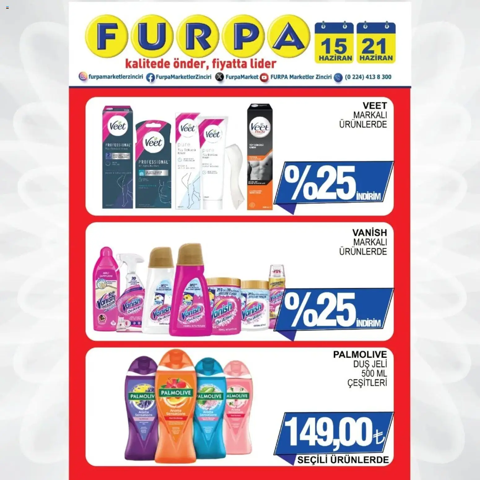 Furpa Katalog - 15.06.2026 tarihinden itibaren geçerlidir | Sayfa: 5 | Ürünler: Duş, Krem, Duş jeli