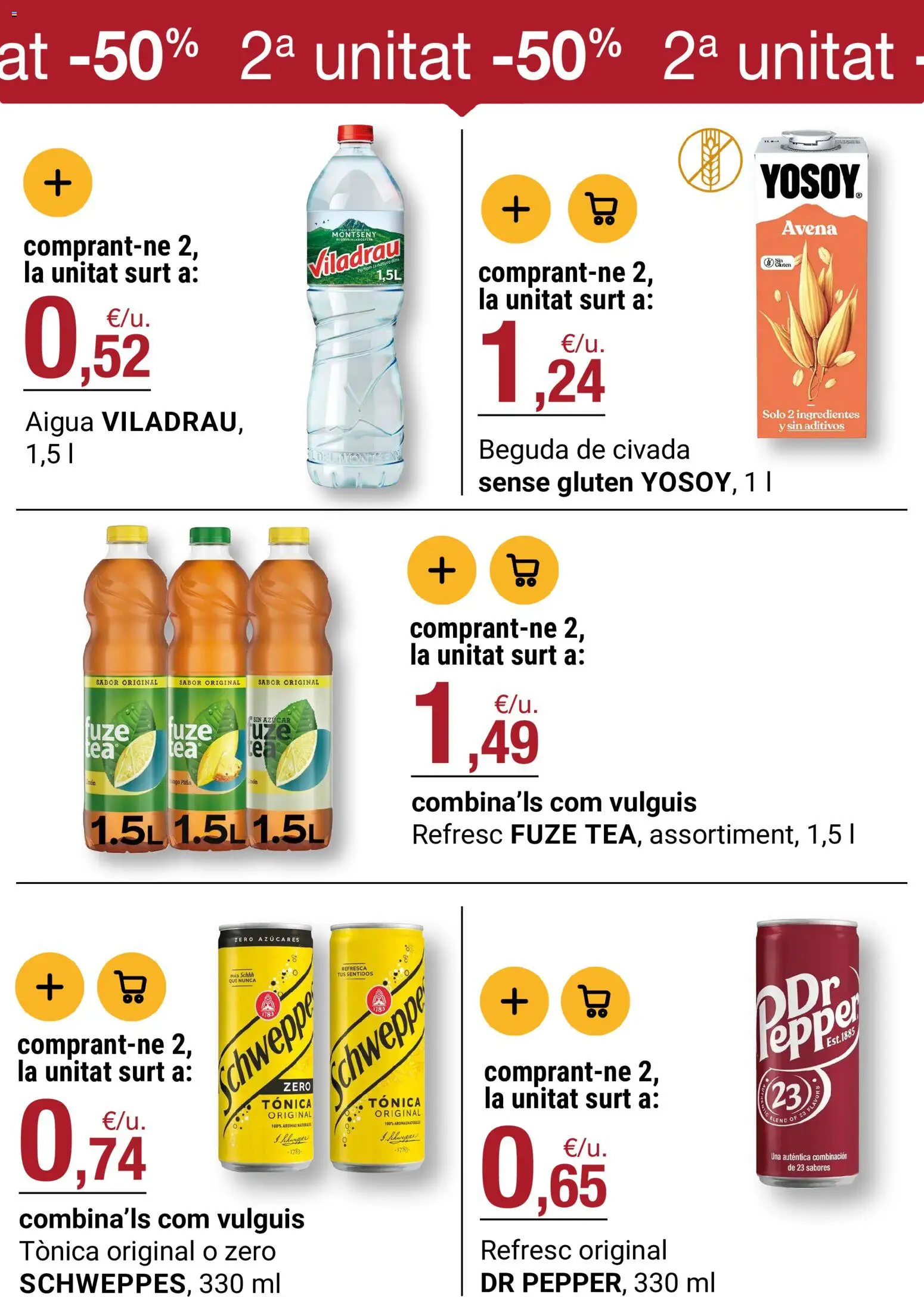 Bonpreu folleto │ válido desde el 29/09/2026 | Página: 36 | Productos: Tónica, Ingredientes