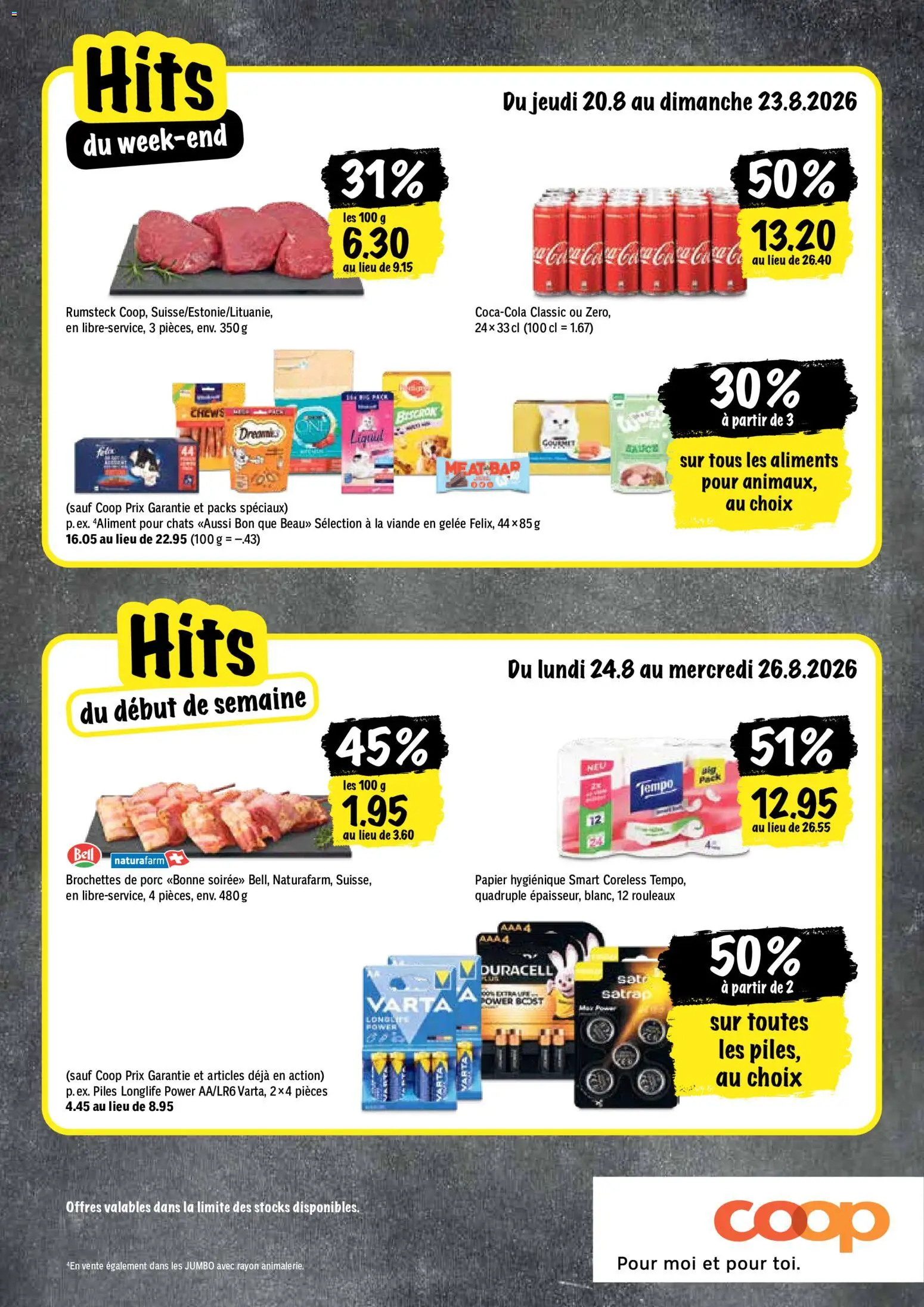 Coop aktionen FR – gültig ab 20.08.2026 | Seite: 20