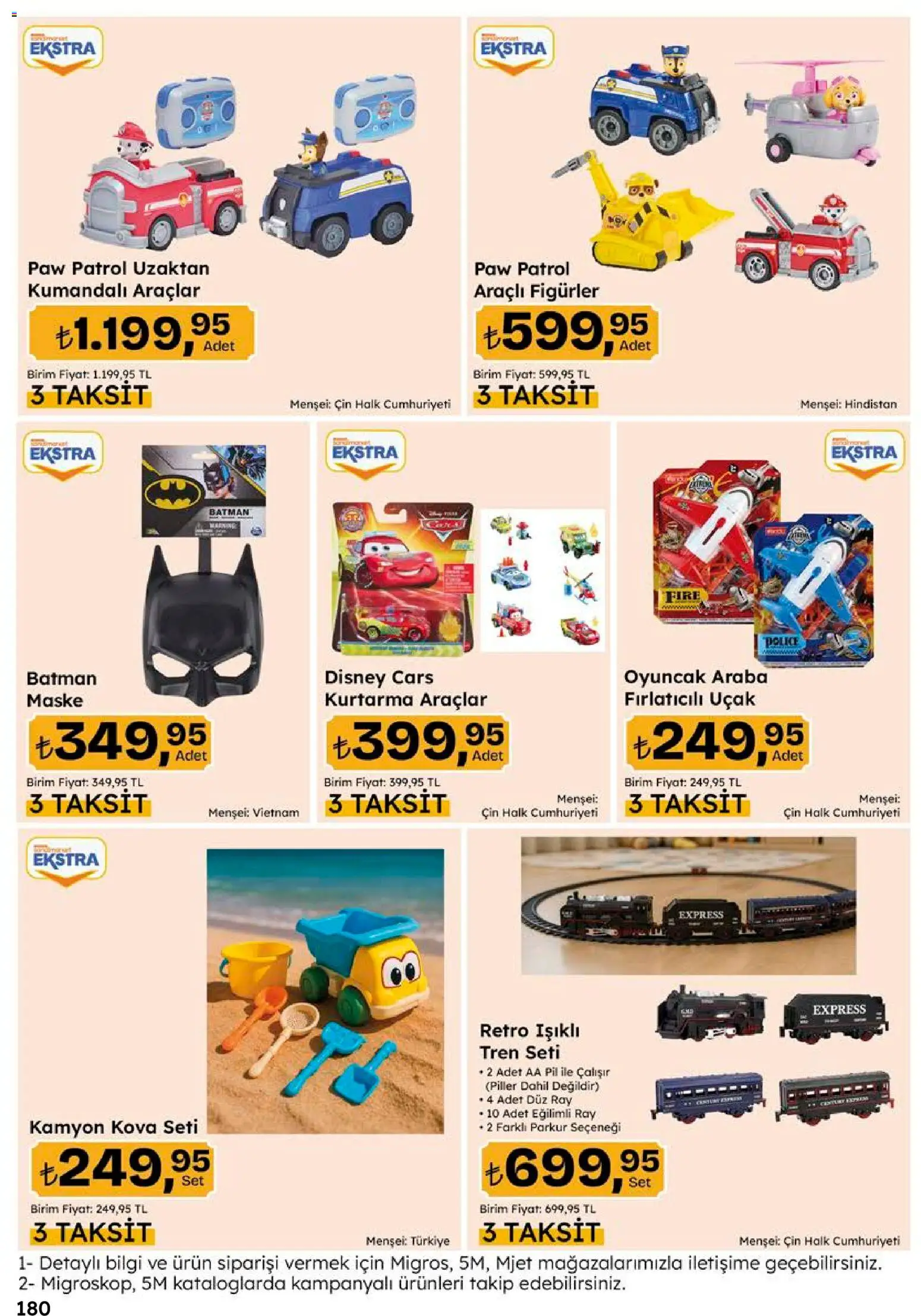 Migros Katalog - 5M Migroskop Dijital - 10 Eylül 2026 tarihinden itibaren geçerlidir | Sayfa: 180 | Ürünler: Oyuncak, Pil, Maske, Cin