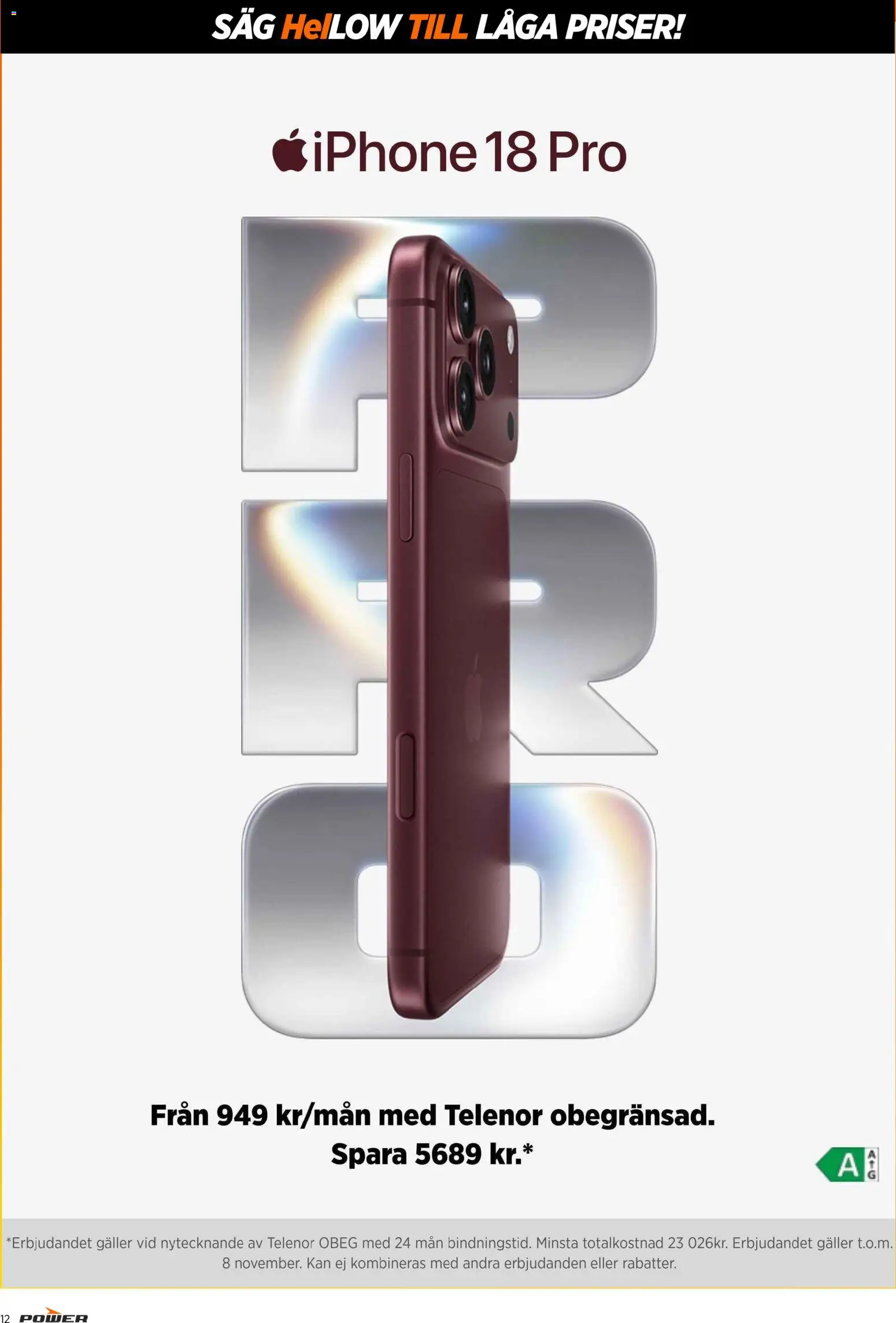Power reklamblad aktuell från 19/10/2026 | Sida: 12