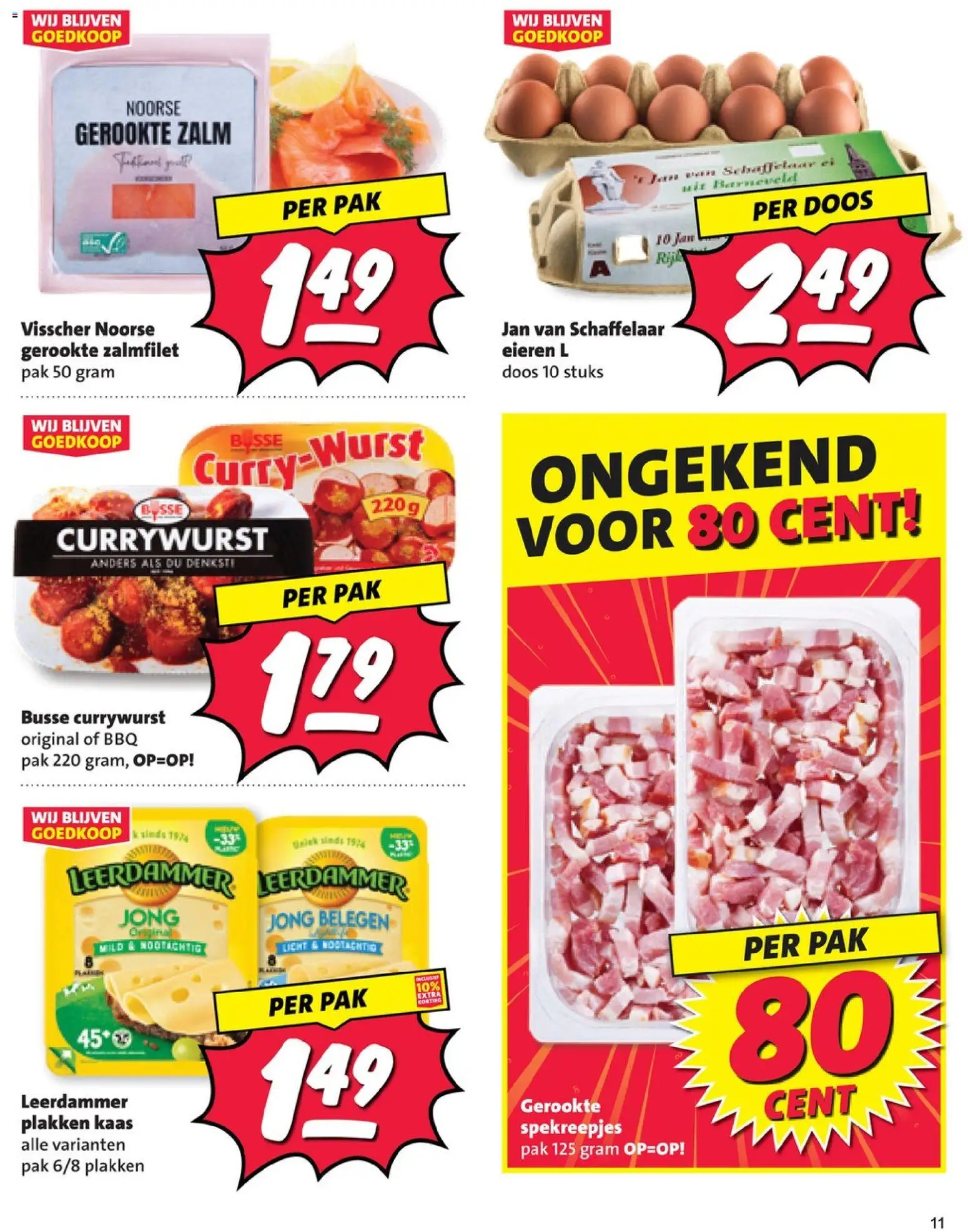 {H1} | Pagina: 11 | Producten: Pan, Zalm, Zalmfilet, Gerookte zalm