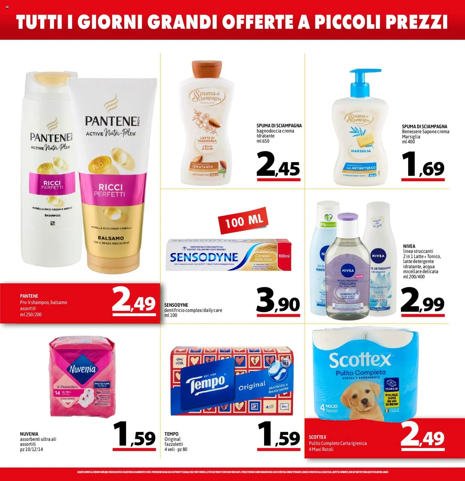 Volantino A&O del 30.04.2026 | Pagina: 14 | Prodotti: Shampoo, Carta igienica, Dentifricio, Detergente