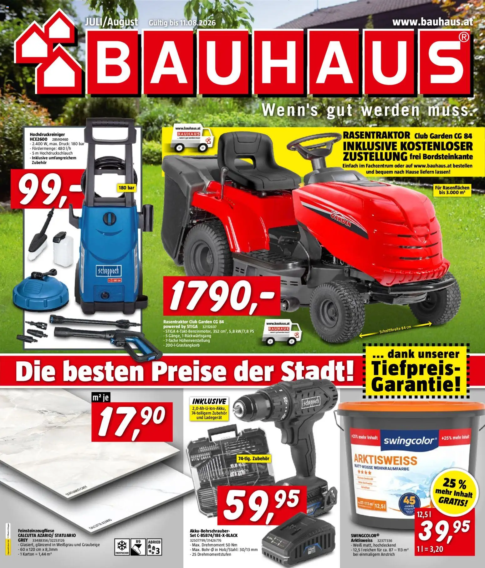 Bauhaus Prospekt aktuell gültig ab 22.07.2026 | Seite: 1
