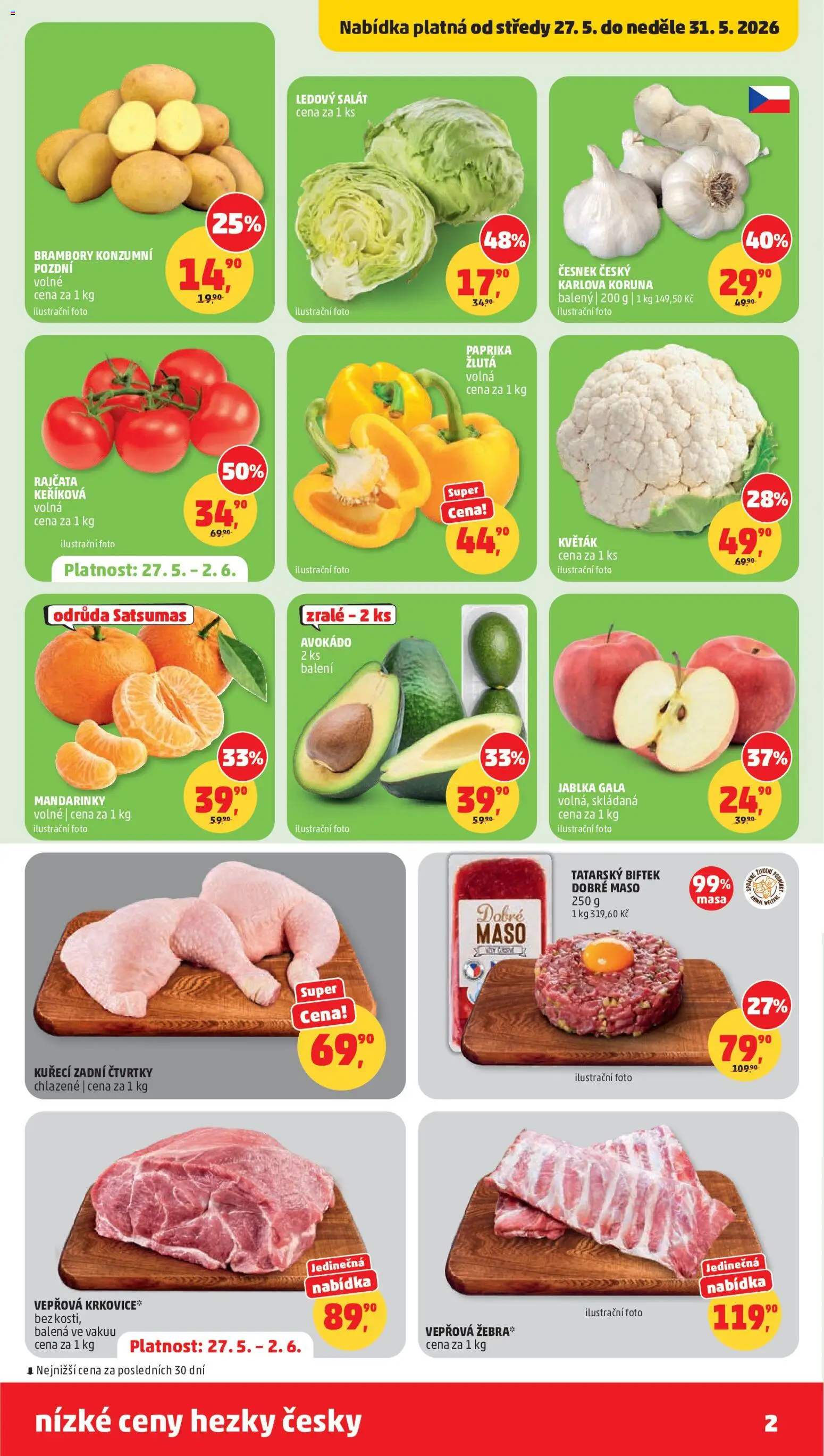 Penny Market leták od 27.05.2026 | Strana: 2 | Produkty: Jablka Gala, Jablka, Paprika, Brambory