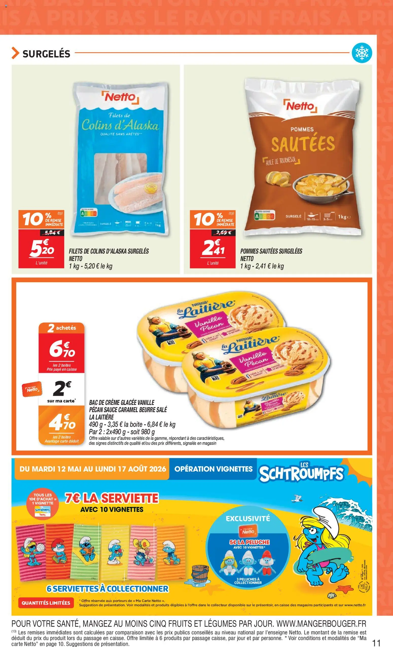 {H1} | Page: 11 | Produits: Peluche, Beurre, Pommes, Crème