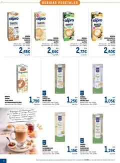 Vista previa Makro Lácteos válido desde el 05/10/2026 | Página: 6 | Productos: Bebidas vegetales, Dulces, Bebidas, Caja