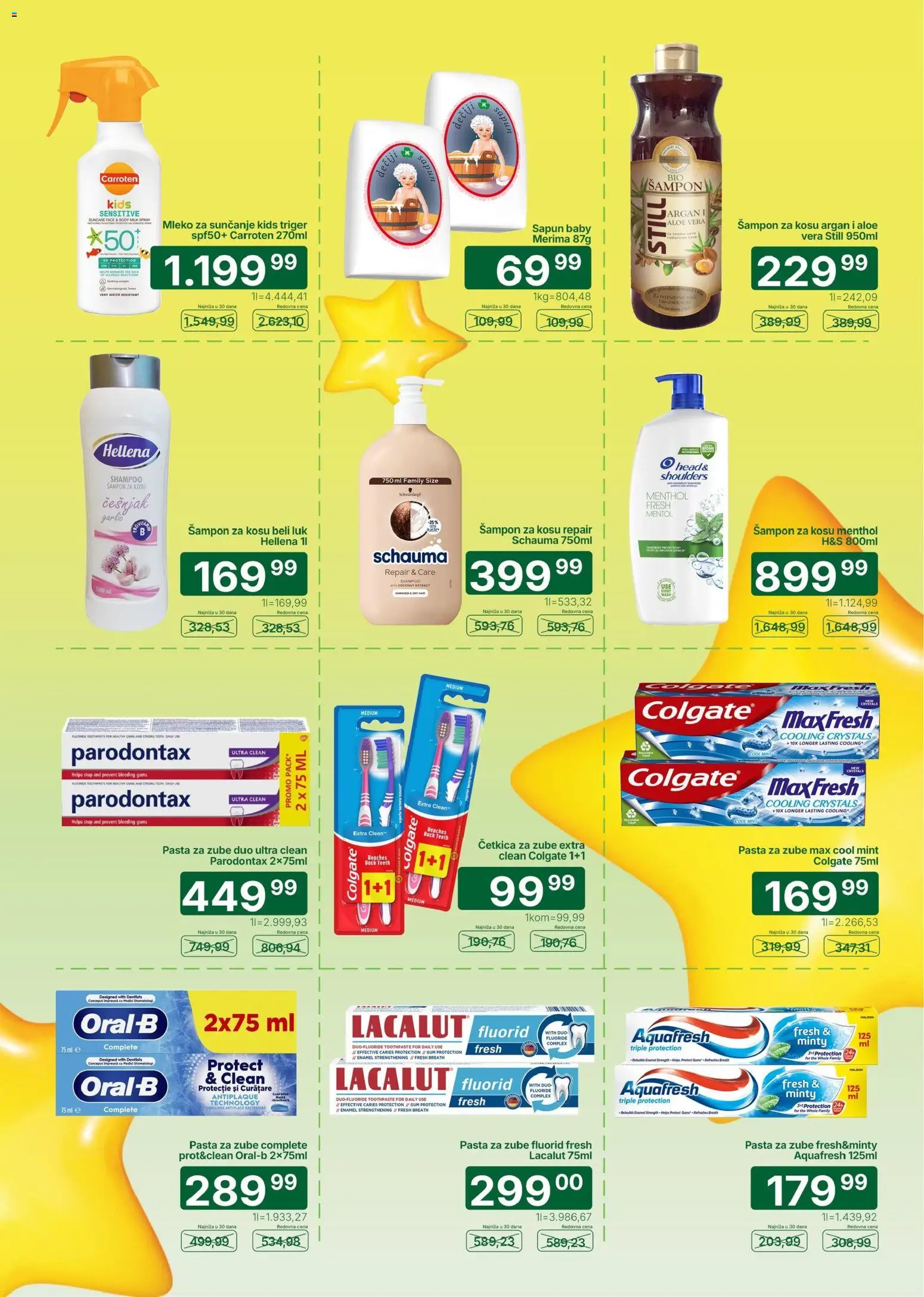 Univerexport katalog - važi od 17.08.2026 | Strana: 9 | Proizvode: Aloe vera, Luk, Sapun, Parodontax