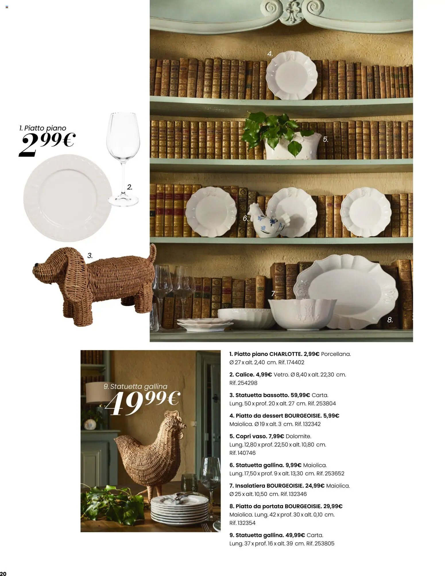 Volantino Maisons du Monde del 23/09/2026 | Pagina: 20 | Prodotti: Piatto, Dessert