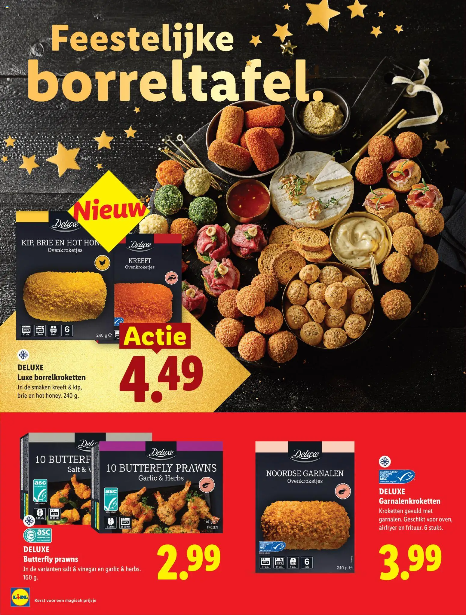 {H1} | Pagina: 20 | Producten: Kroketten, Brie, Kip, Garnalen