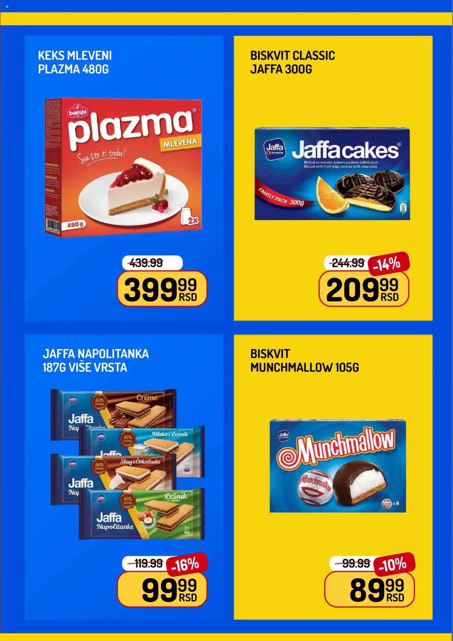 Aman katalog - važi od 17.04.2026 | Strana: 11 | Proizvode: Munchmallow, Mleko, Čokolada, Napolitanke