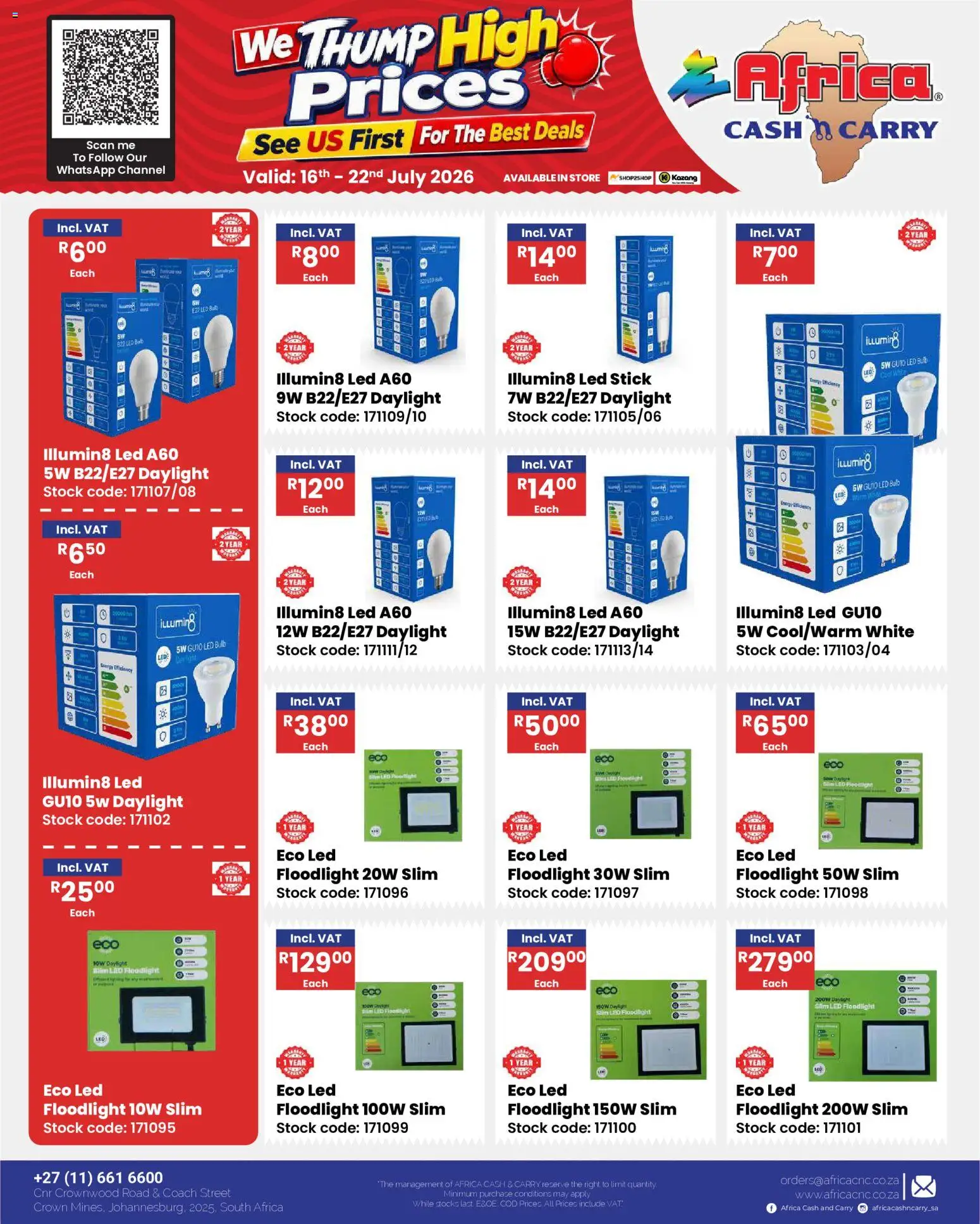 New Africa Cash & Carry catalogue – valid from 16/07/2026 | Page: 39 | Products: Stock