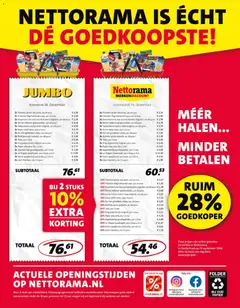 Nettorama folder - Voorbeeld van een folder van Nettorama, geldig van 12-10-2026 | Pagina: 38