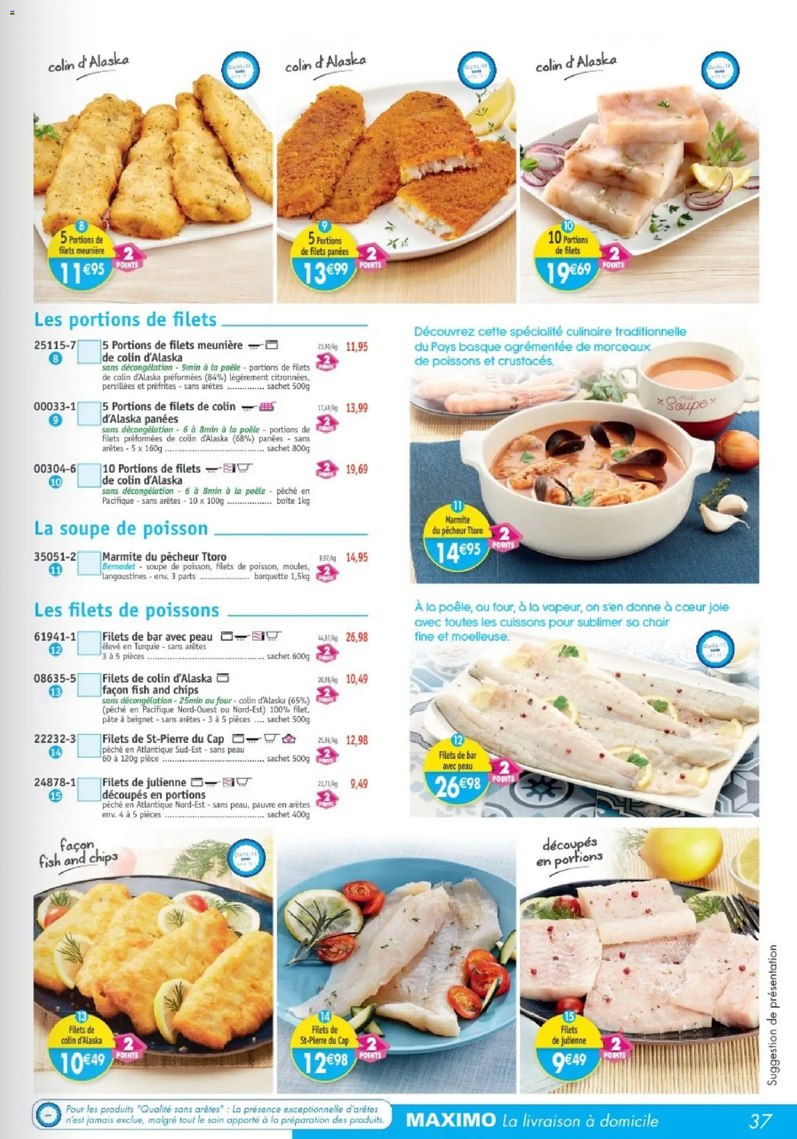 {H1} | Page: 37 | Produits: Soupe, Pêche, Four, Poêle