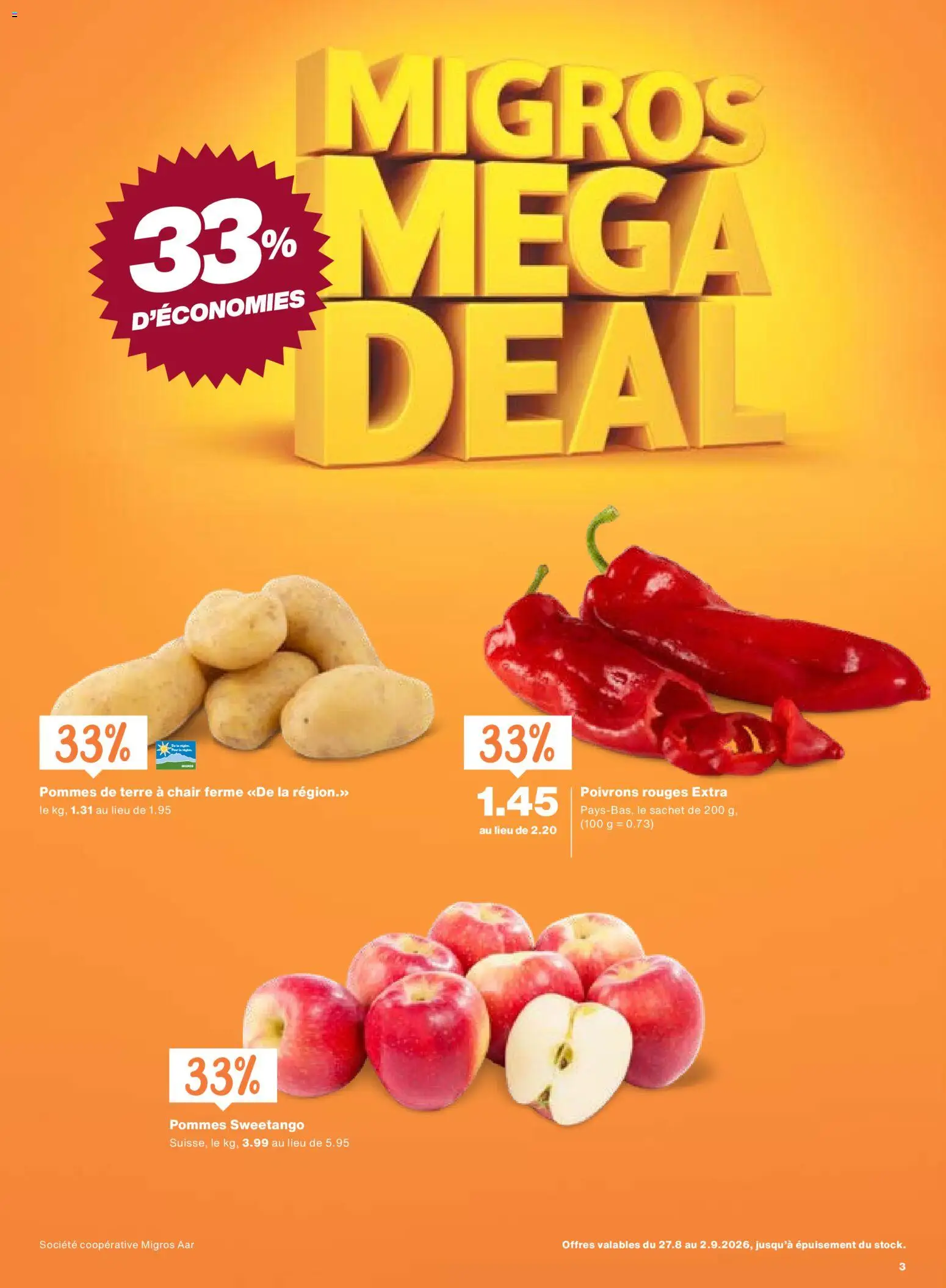 Migros aktionen FR – gültig ab 27.08.2026 | Seite: 3