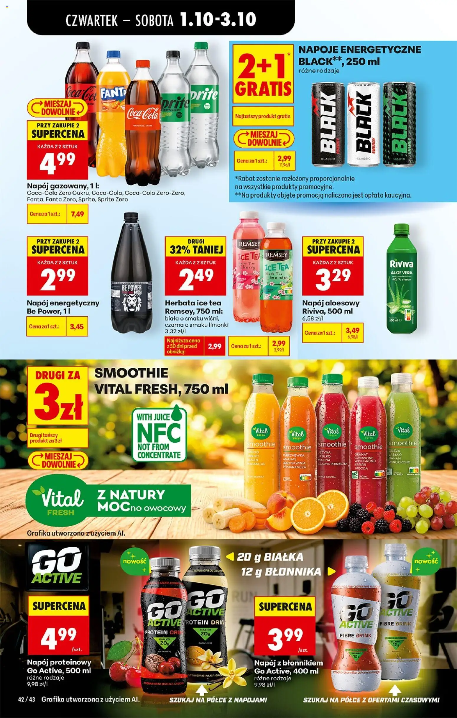 Biedronka Polsko leták - Codziennie niskie ceny od 01.10.2026 | Strana: 58 | Produkty: Mango, Fanta, Smoothie, Cola