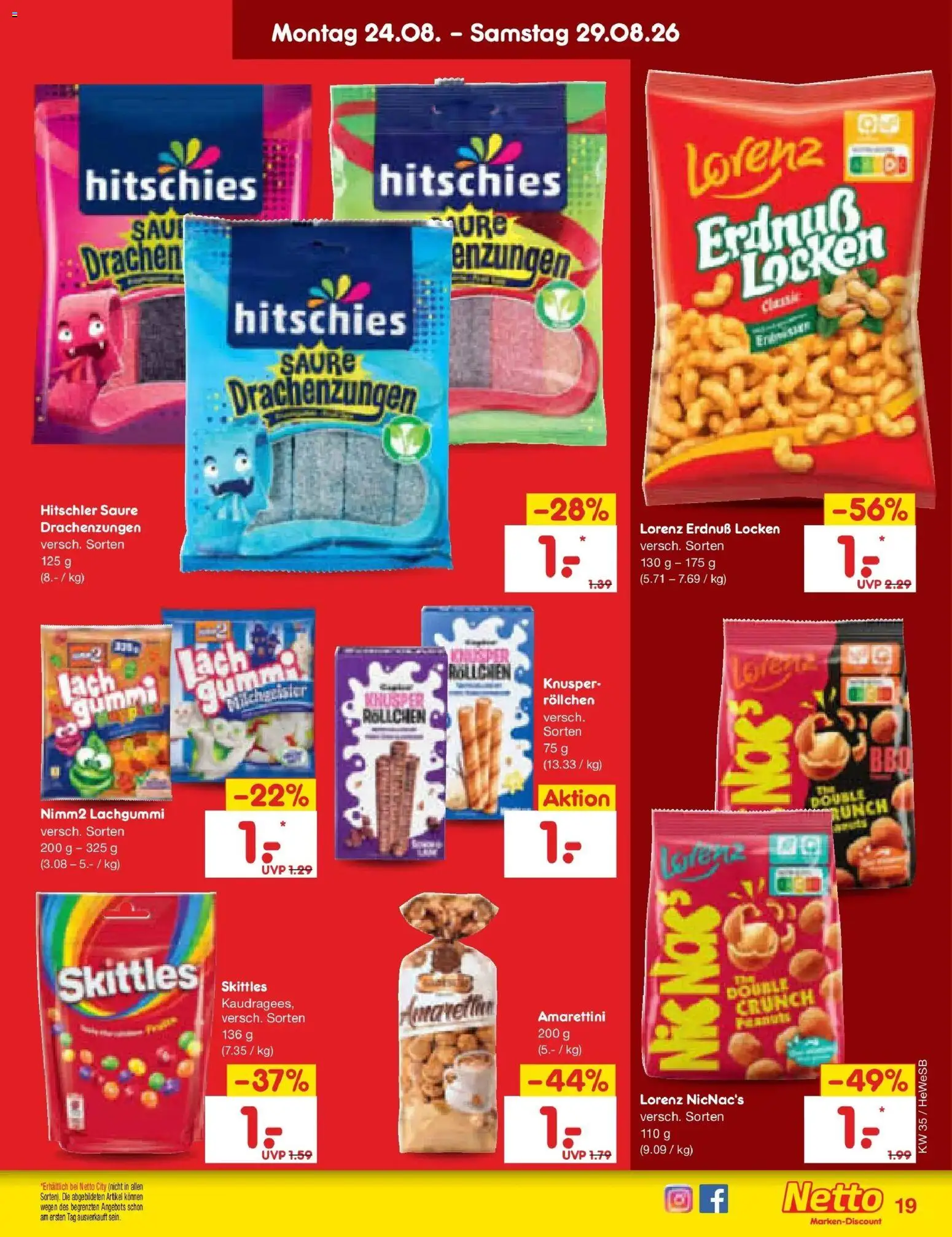 Netto Marken-Discount Prospekt Hamburg (ab 24.08.2026) » Angebote | Seite: 29