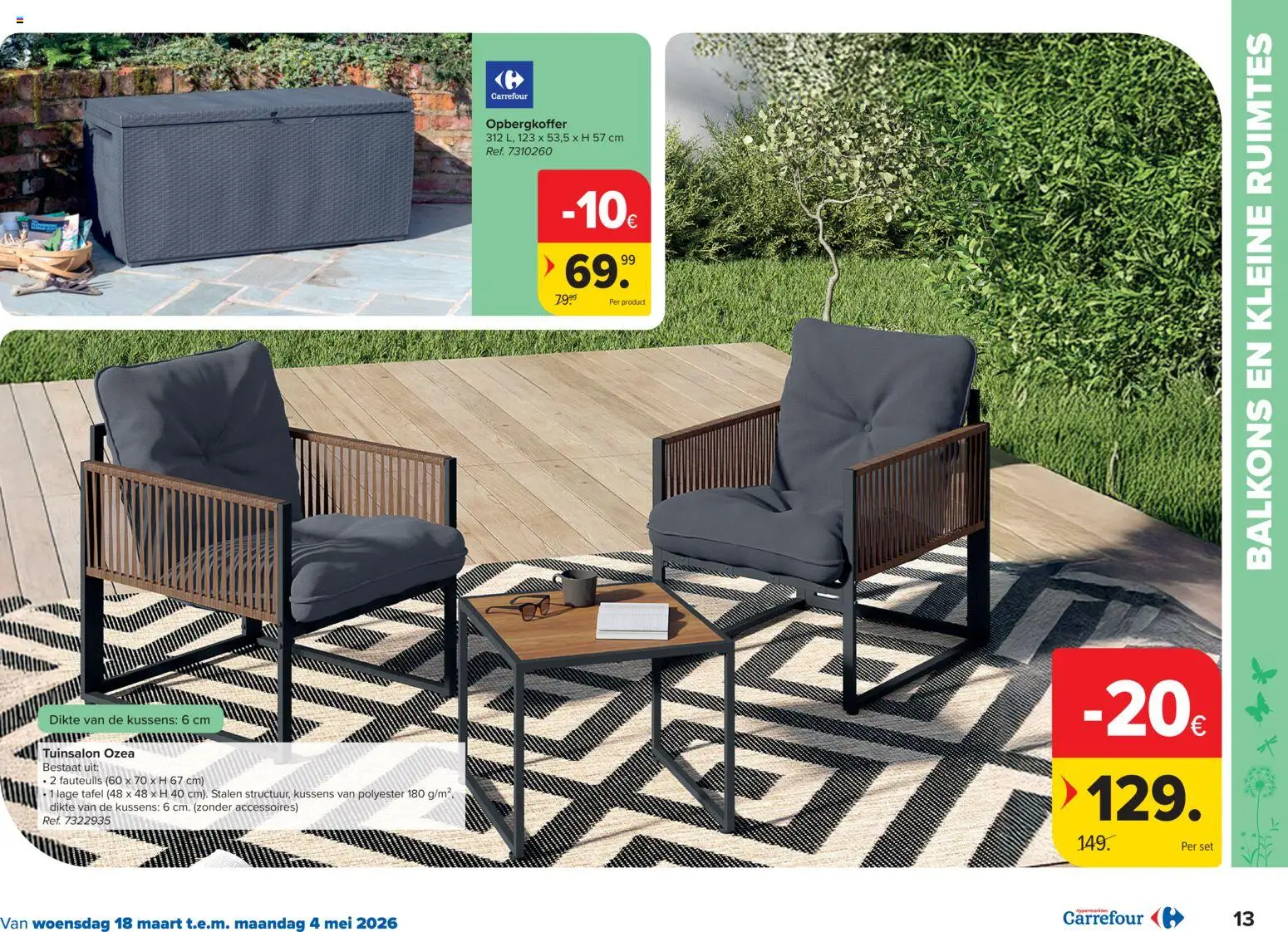 {H1} | Pagina: 13 | Producten: Kussens, Tafel