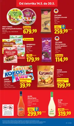Lidl katalog - pregled Lidl kataloga - važi od 14.05.2026 | Strana: 27 | Proizvode: Lešnik, Čokolada, Mlečna čokolada, Hugo