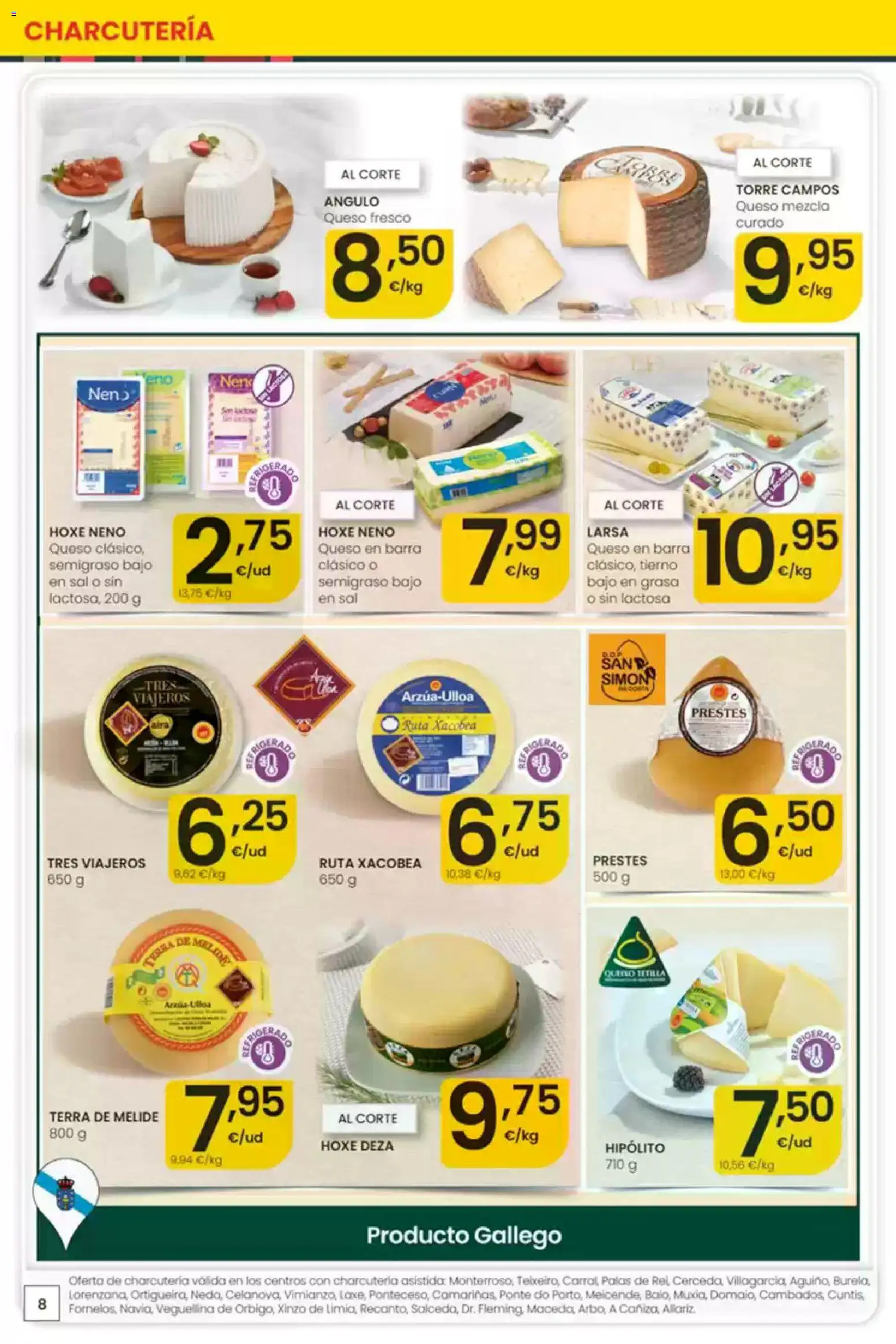 Eroski Ofertones de verano │ válido desde el 16/07/2026 | Página: 8 | Productos: Queso, Queso fresco