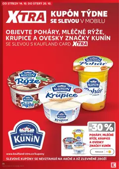 Náhled letáku KUNÍN Rýže, Mléčná rýže. od 14.10.2026 | Strana: 38