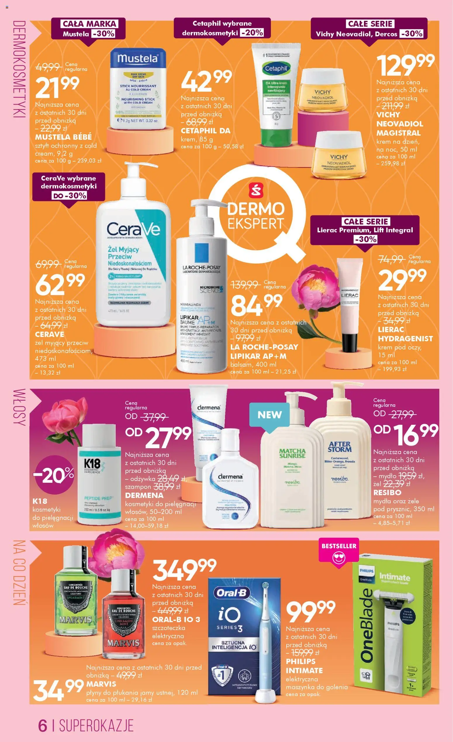 Super-pharm gazetka od 05.03.2026 | Strona: 6 | Produkty: Kosmetyki, Odżywka, Mydło, Krem