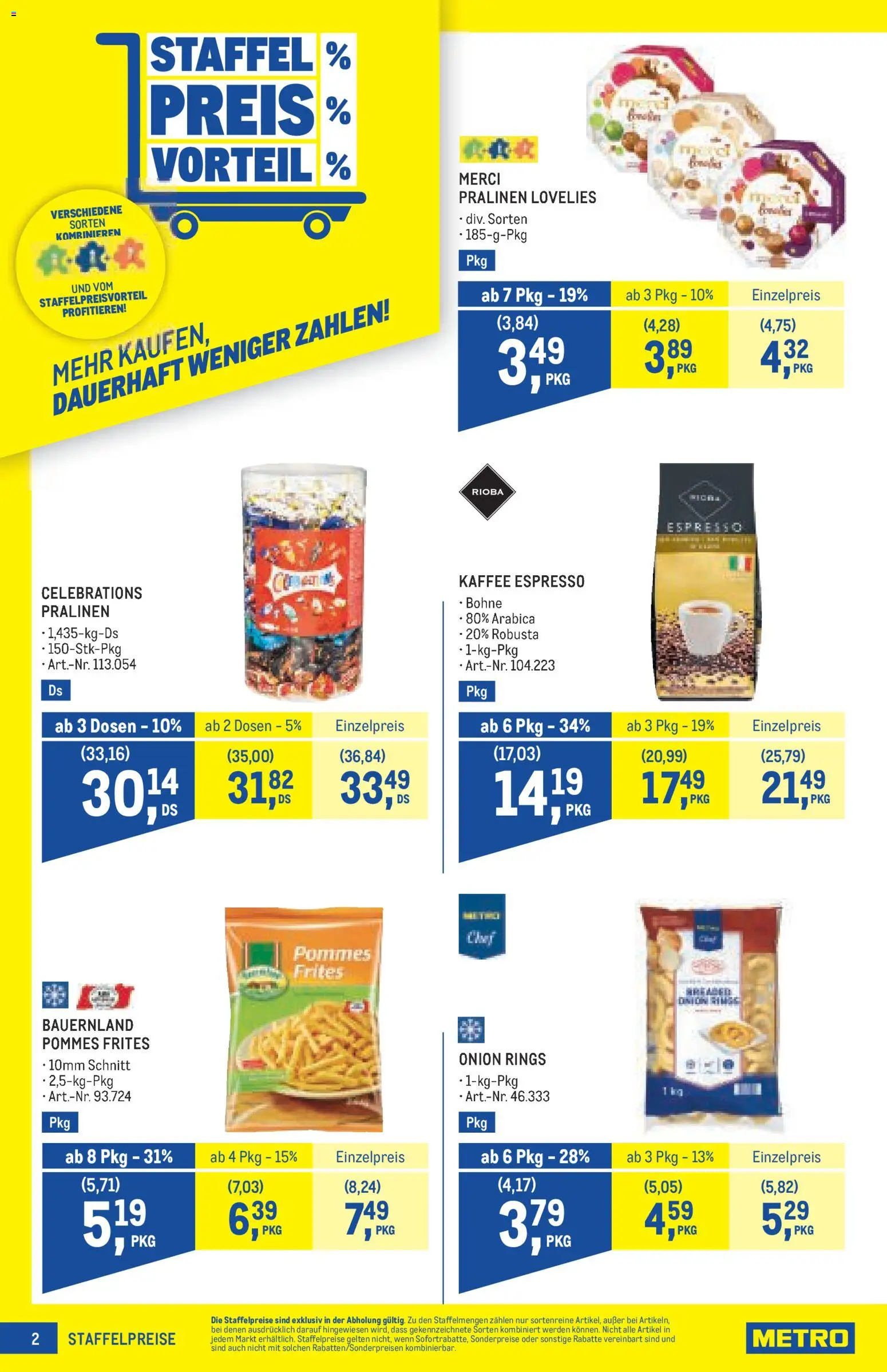 Metro angebote Profi 23 gültig ab 29.10.2026 | Seite: 2 | Produkte: Bohne, Kaffee