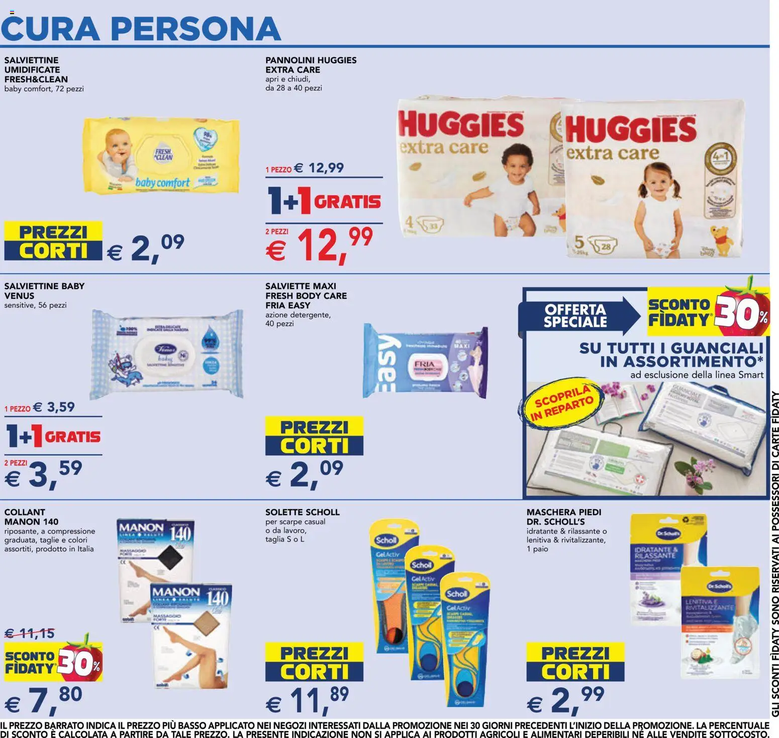 Volantino Esselunga S del 10/09/2026 | Pagina: 16 | Prodotti: Maschera, Pannolini, Scarpe, Basso