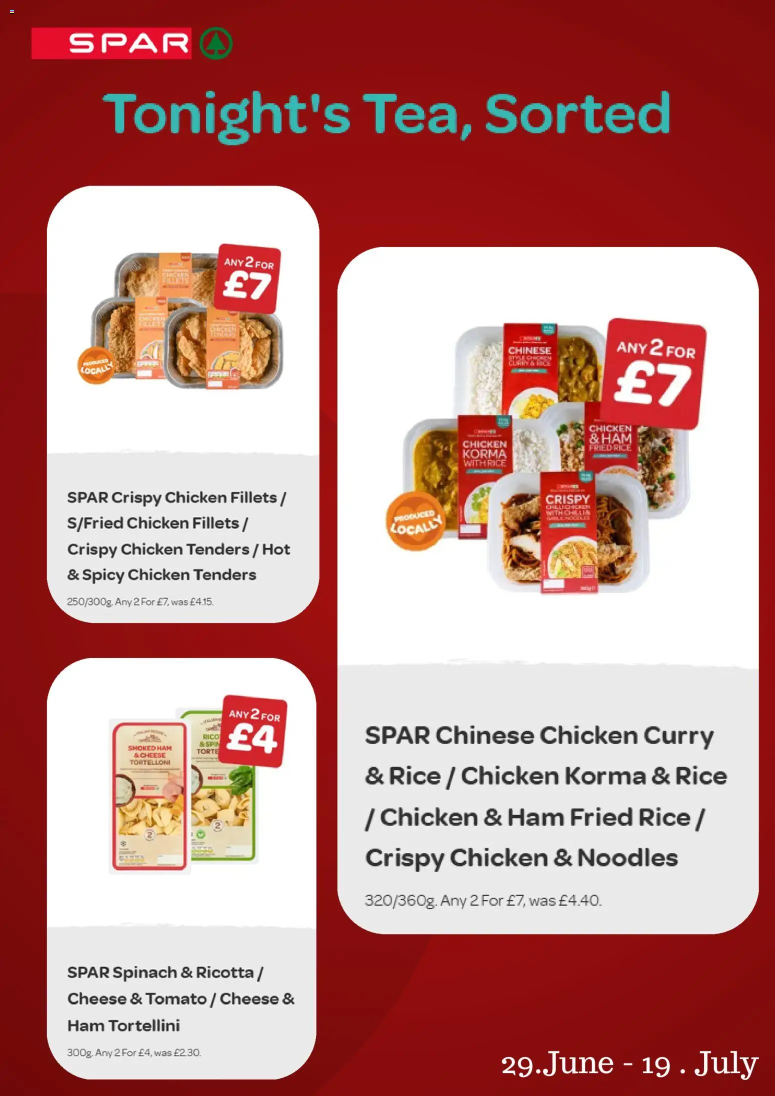 {H1} | Page: 4 | Products: Chicken fillets, Ham, Noodles, Spinach