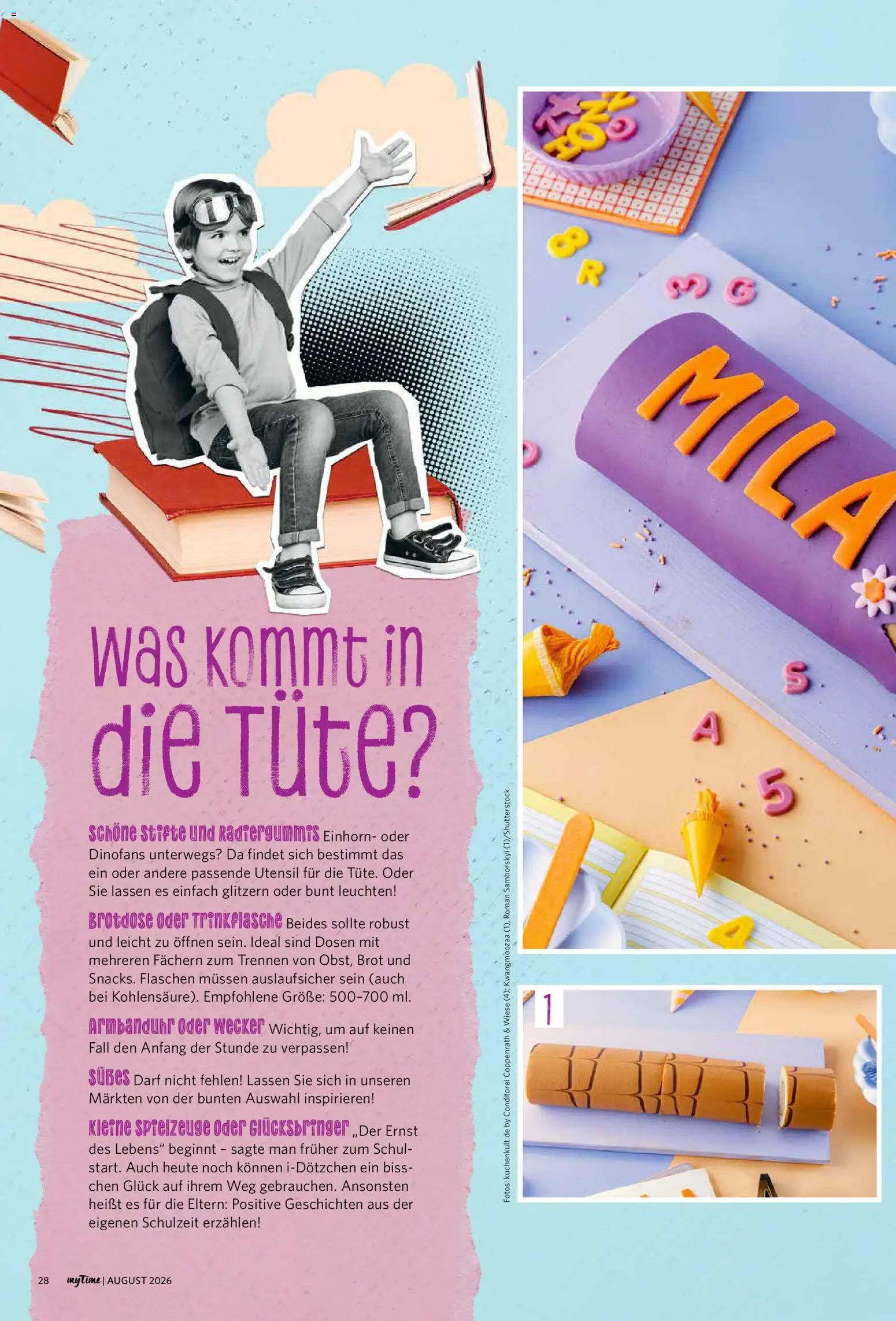 Combi myTime August 2026 – gültig ab 01.08.2026 | Seite: 28 | Produkte: Brot, Wecker