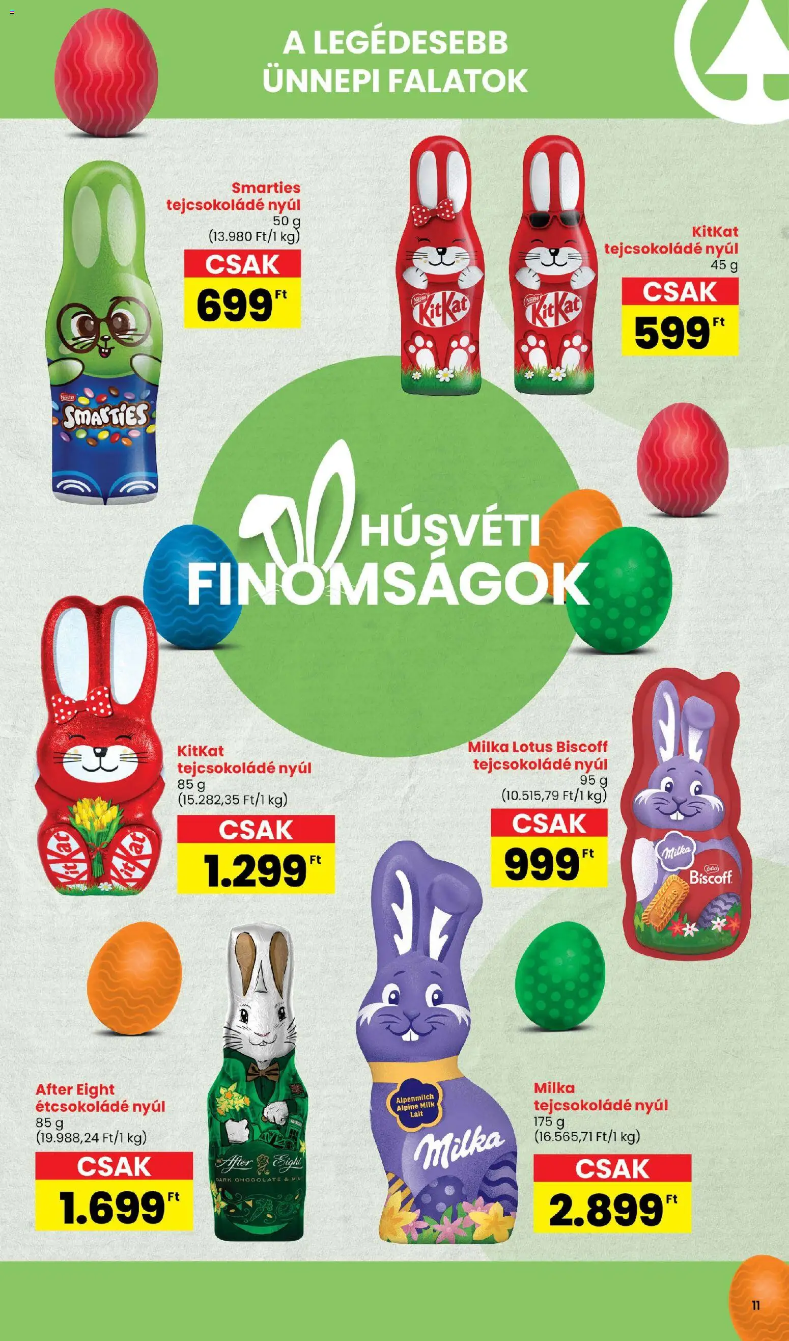 Spar akciós ujság - amely érvényes a következő dátumtól: 05.03.2026 | Oldal: 11 | Termékek: Étcsokoládé, Tejcsokoládé