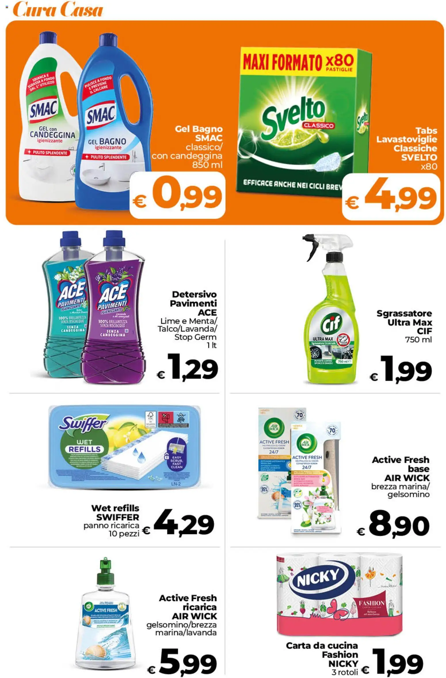 Volantino Ipercoop del 02/10/2026 | Pagina: 46 | Prodotti: Candeggina, Sgrassatore, Lime, Lavastoviglie