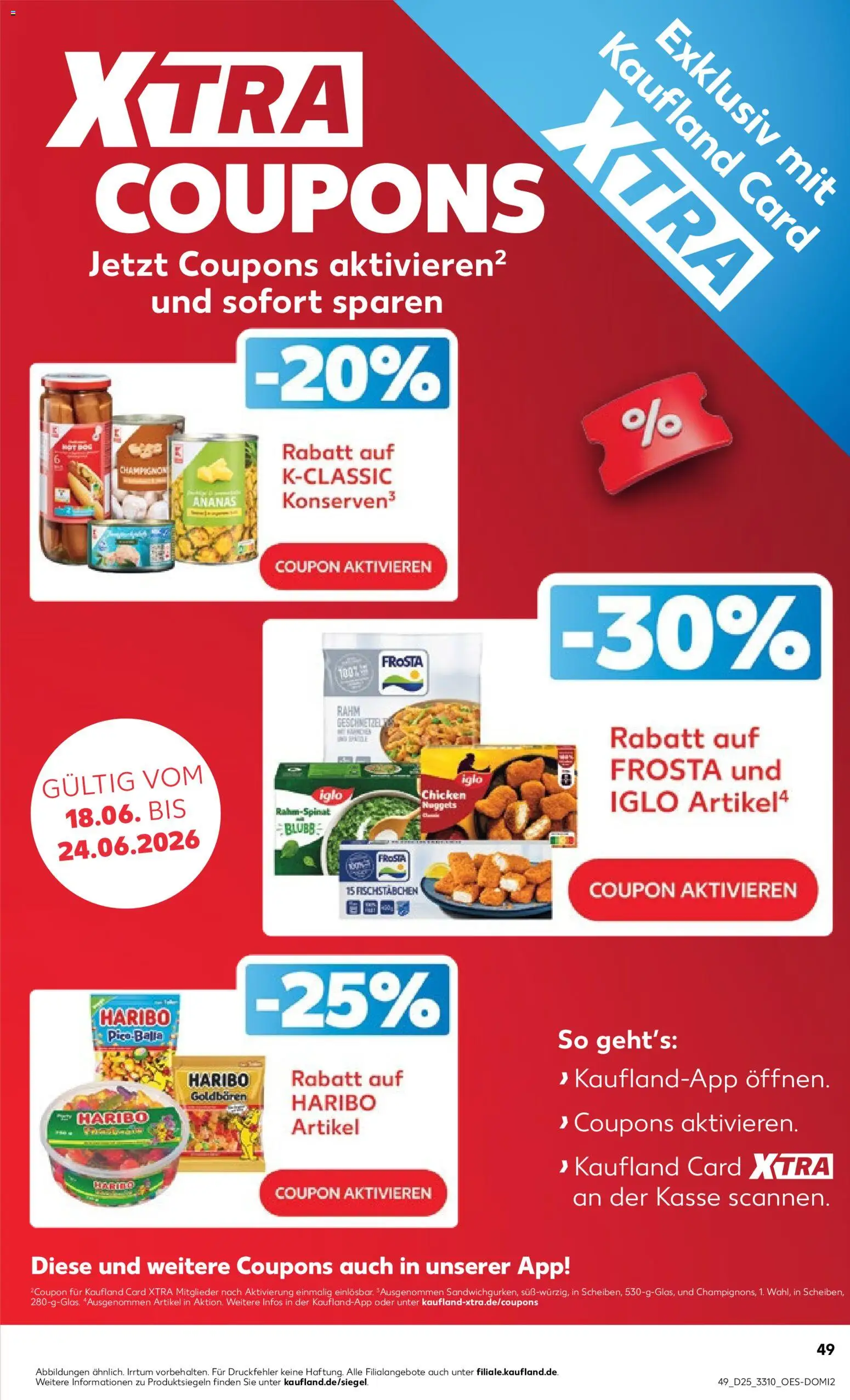 Kaufland Prospekt Leipzig – gültig ab 18.06.2026 | Seite: 49 | Produkte: Iglo, Ananas, Frosta, Fischstabchen