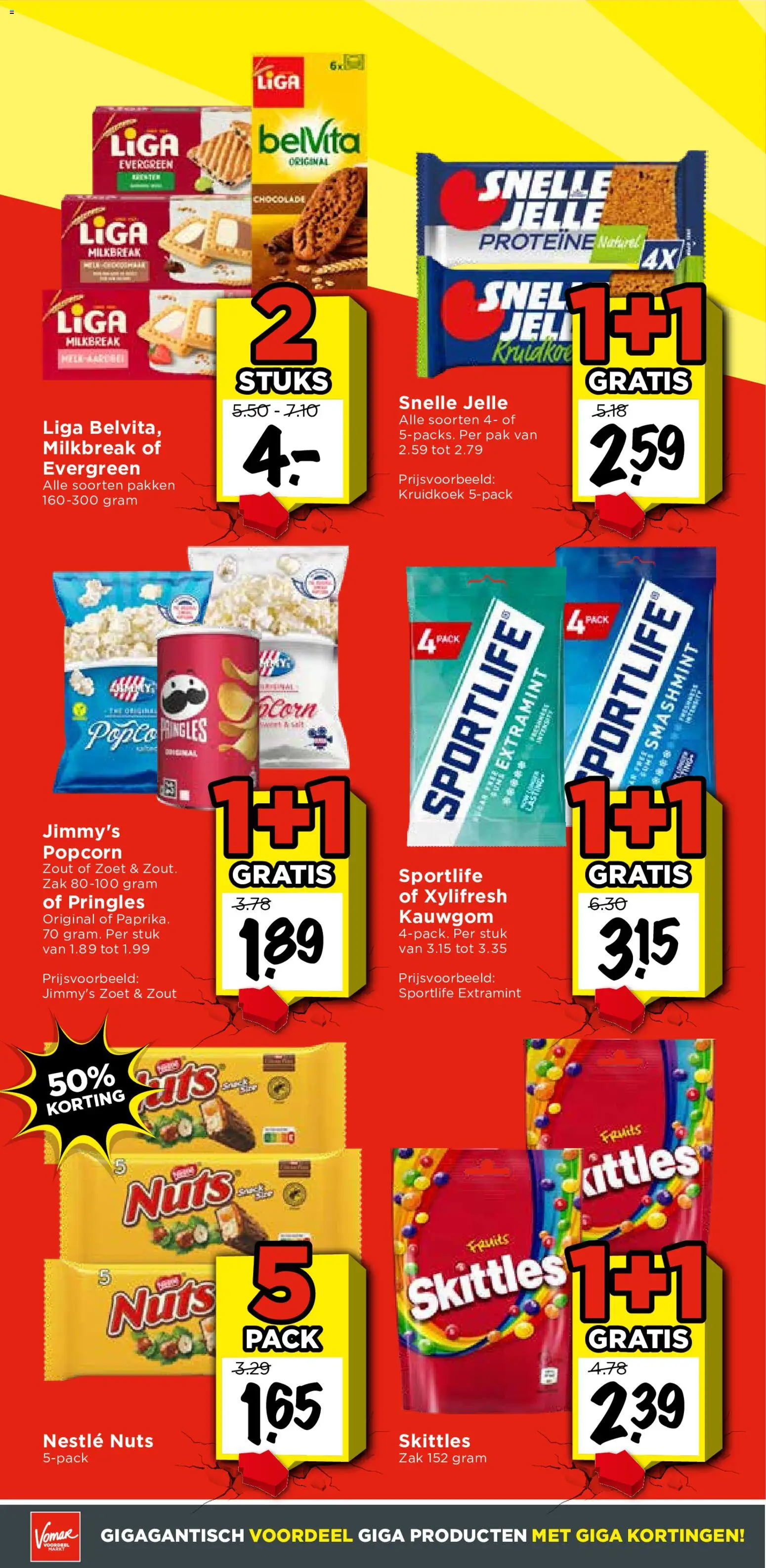 {H1} | Pagina: 8 | Producten: Proteïne, Chocolade, Pringles, Popcorn