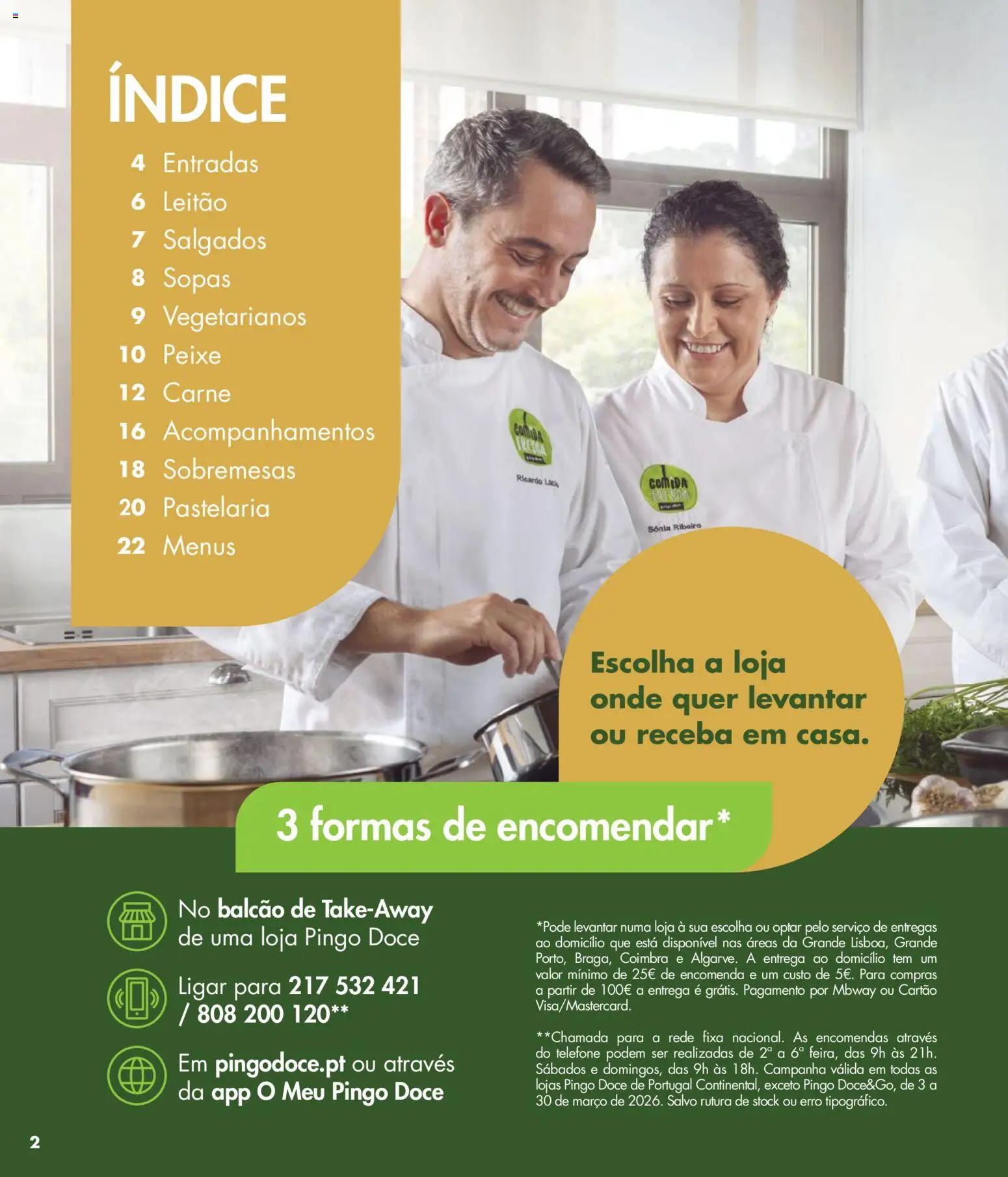 Pingo Doce Encomendas de Páscoa │ válido de 03.03.2026 | Página: 2 | Produtos: Telefone, Peixe, Carne