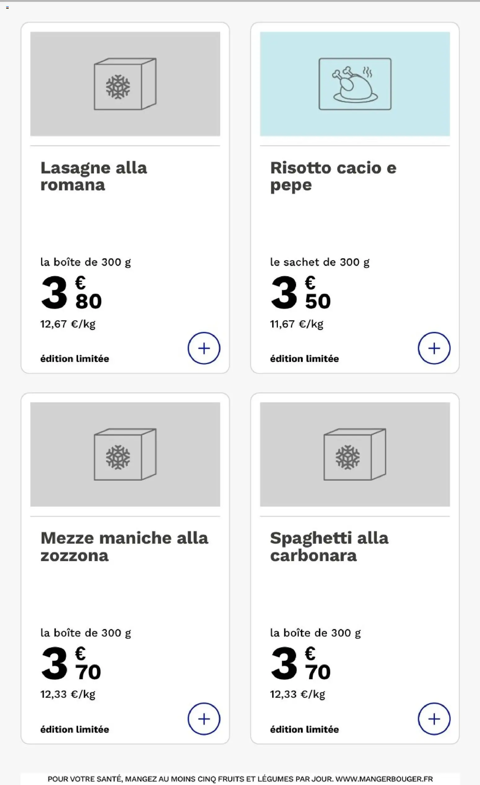 {H1} | Page: 3 | Produits: Spaghetti, Fruits