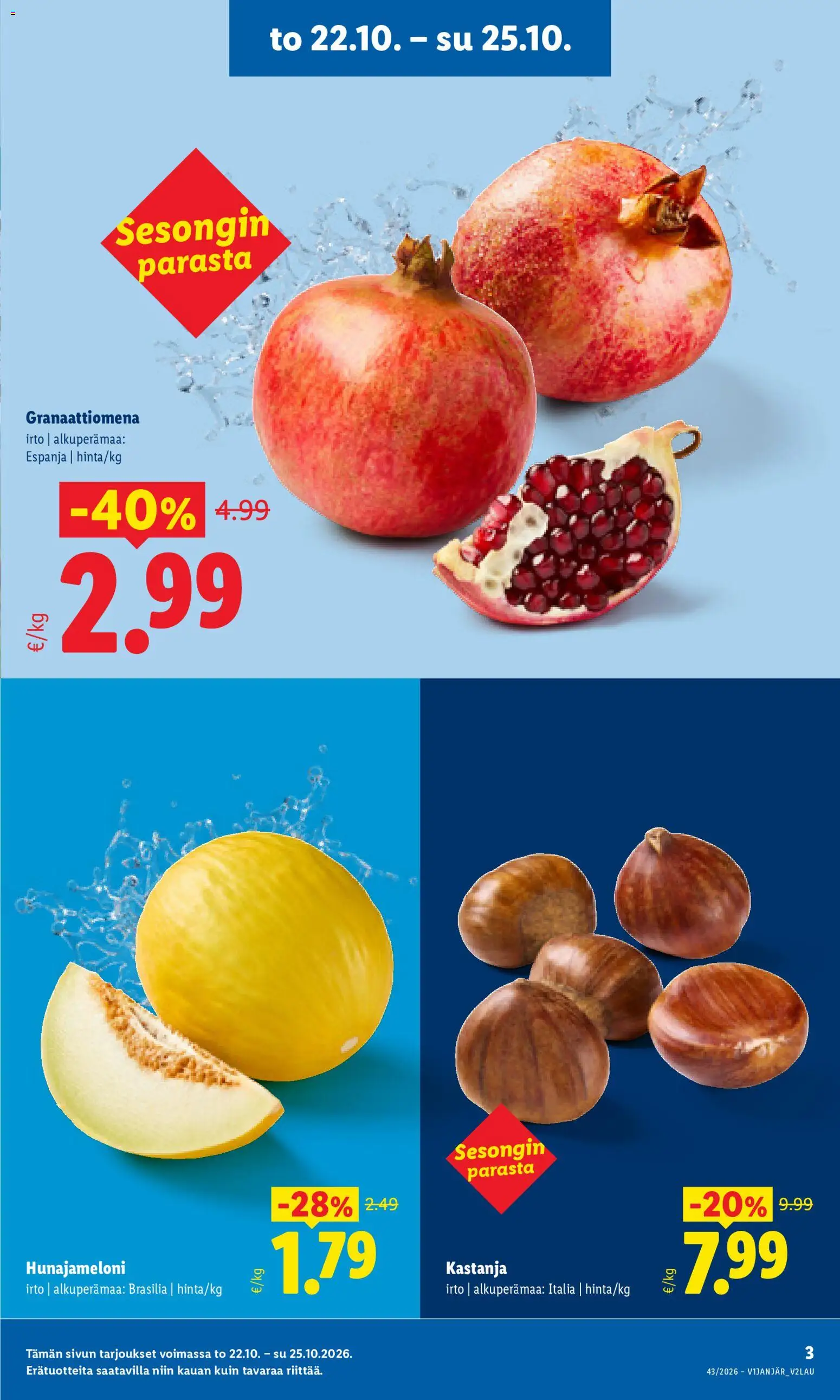 Lidl tarjoukset Vihti – voimassa 22/10/2026 alkaen | Sivu: 3