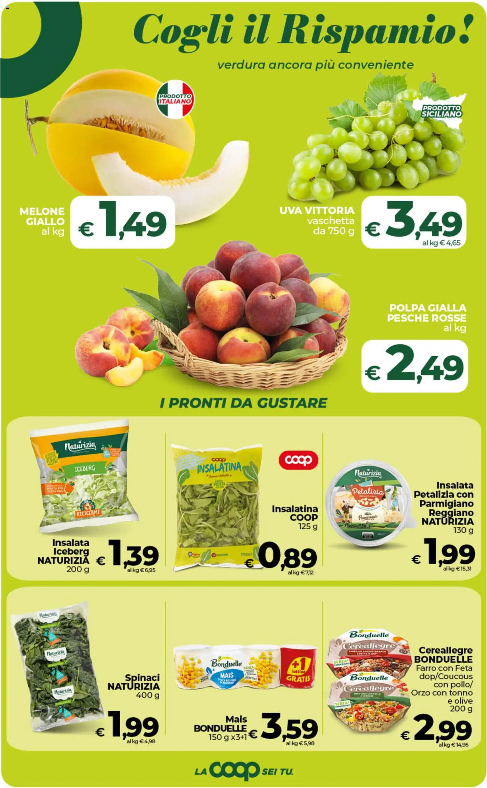 Volantino Ipercoop del 18.06.2026 | Pagina: 27 | Prodotti: Pollo, Uva, Tonno, Parmigiano