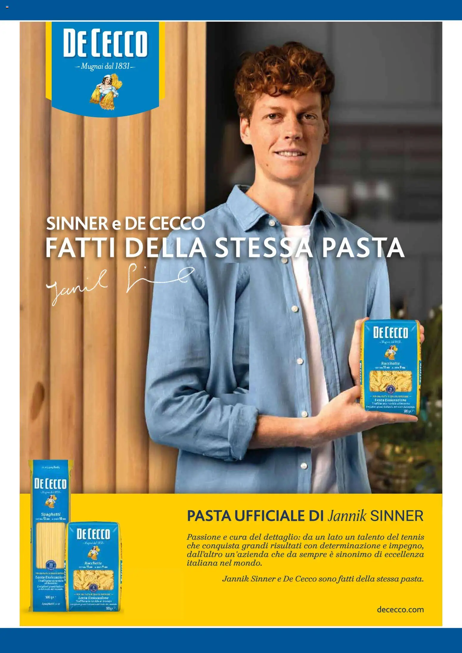 Volantino Famila del 06/08/2026 | Pagina: 4 | Prodotti: De Cecco, Pasta, Racchette, Spaghetti